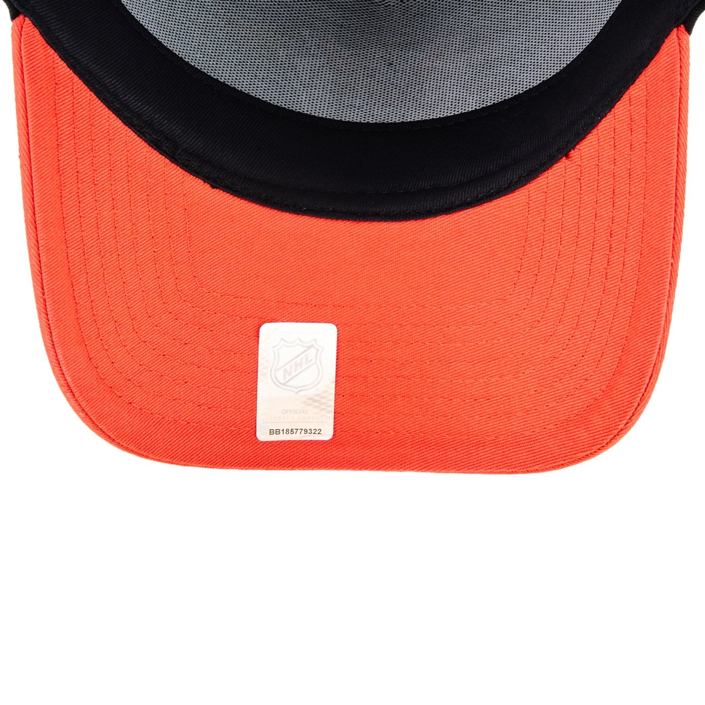 Bone New Era  9FORTY A-Frame Nhl NHL Preto Preto/Laranja 6