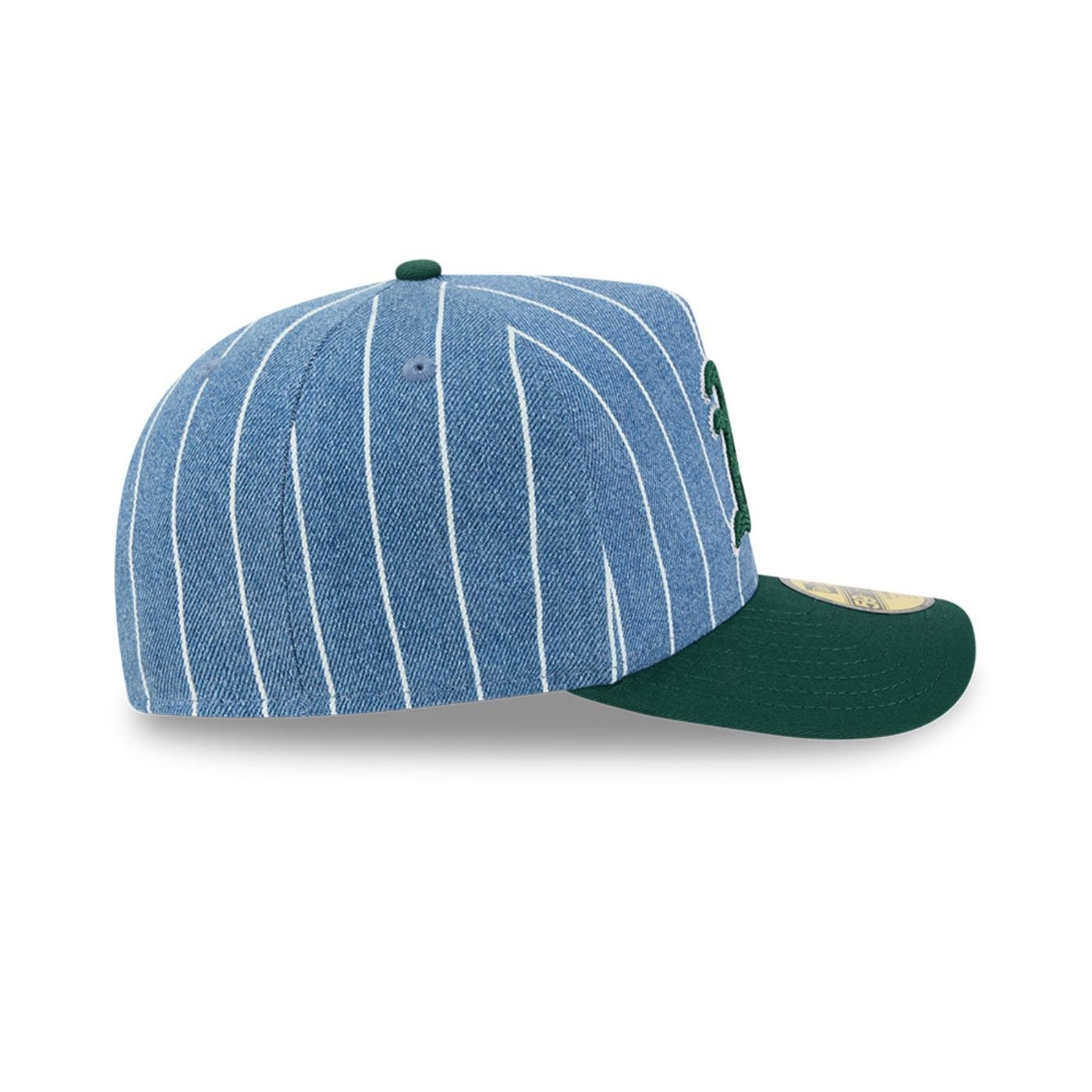 Bone New Era 59FIFTY A-FRAME Oakland Athletics MLB Verde Verde/Azul 4