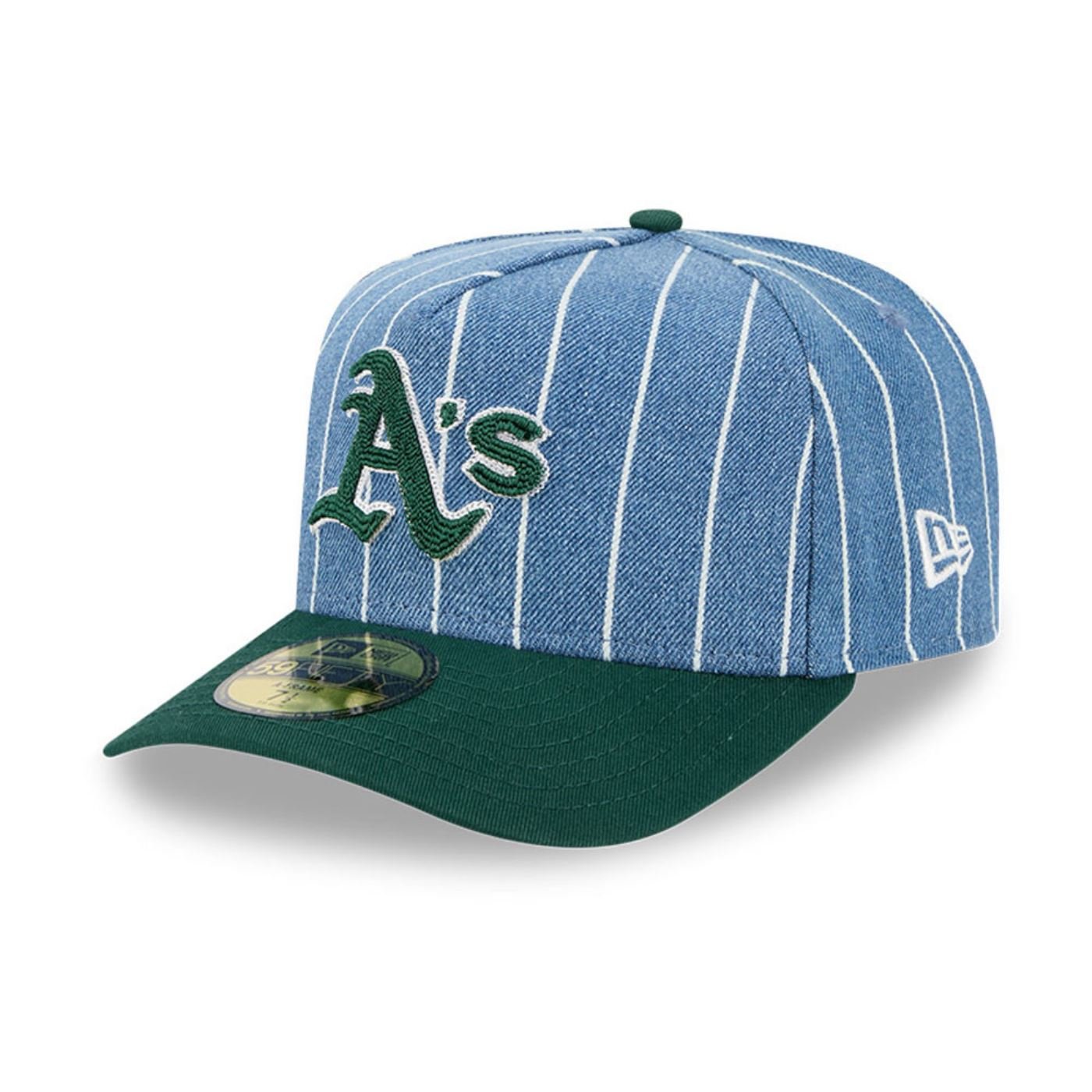 Bone New Era 59FIFTY A-FRAME Oakland Athletics MLB Verde