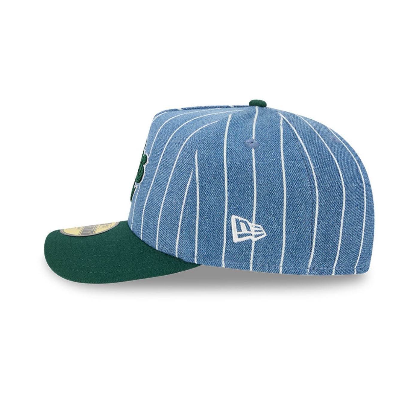 Bone New Era 59FIFTY A-FRAME Oakland Athletics MLB Verde Verde/Azul 7