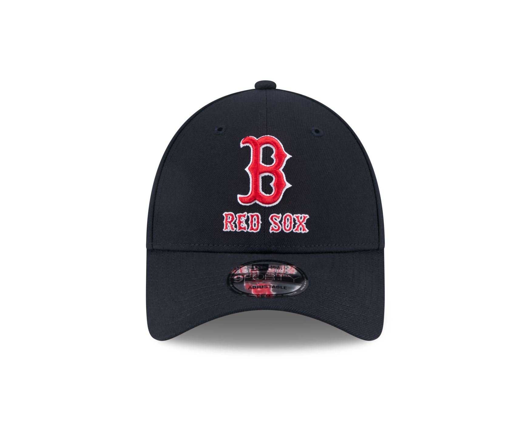 Bone New Era  9FORTY Boston Red Sox MLB Off White Preto 2