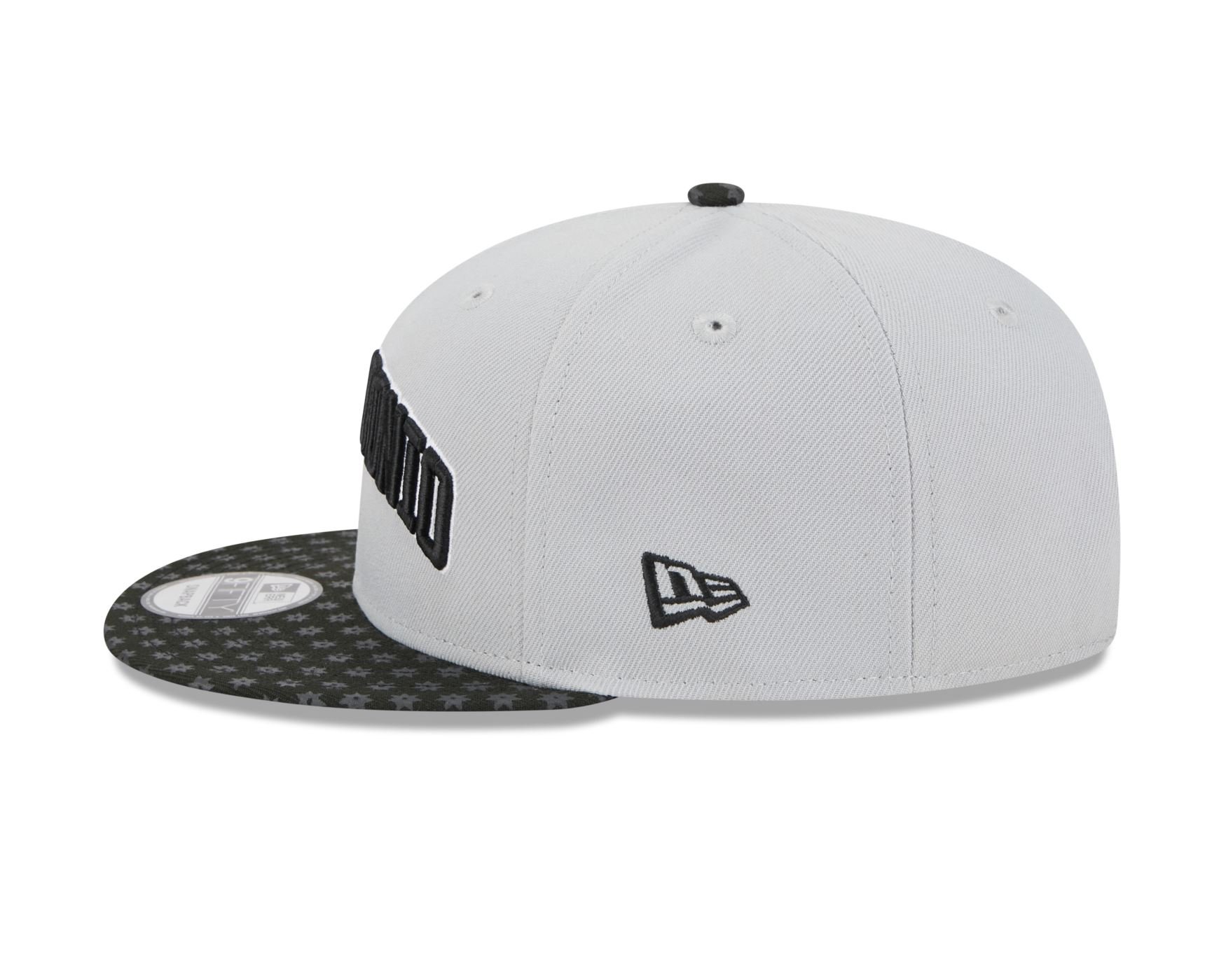 Bone New Era  9FIFTY  San Antonio Spurs NBA Preto Cinza 7