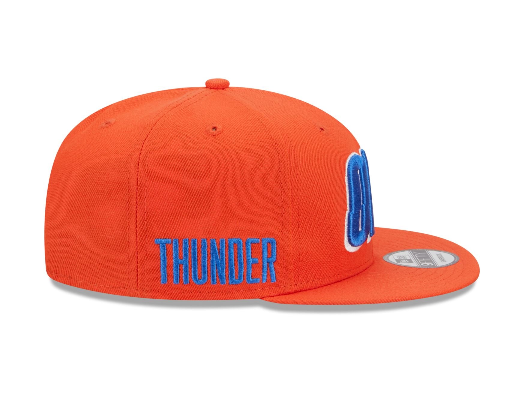Bone New Era  9FIFTY  Oklahoma City Thunder NBA Laranja Laranja 4