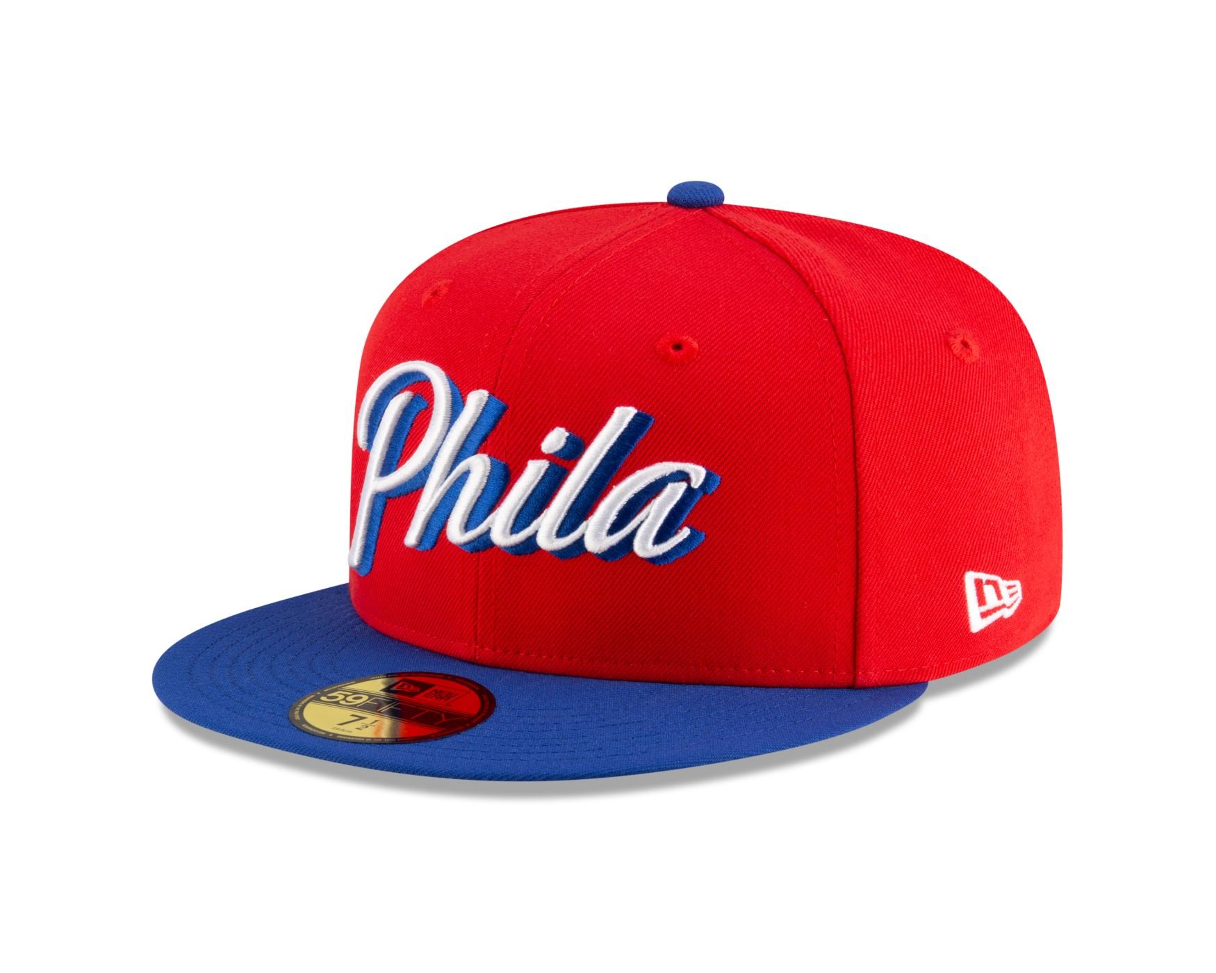 Bone New Era  59FIFTY Philadelphia 76ers NBA Vermelho