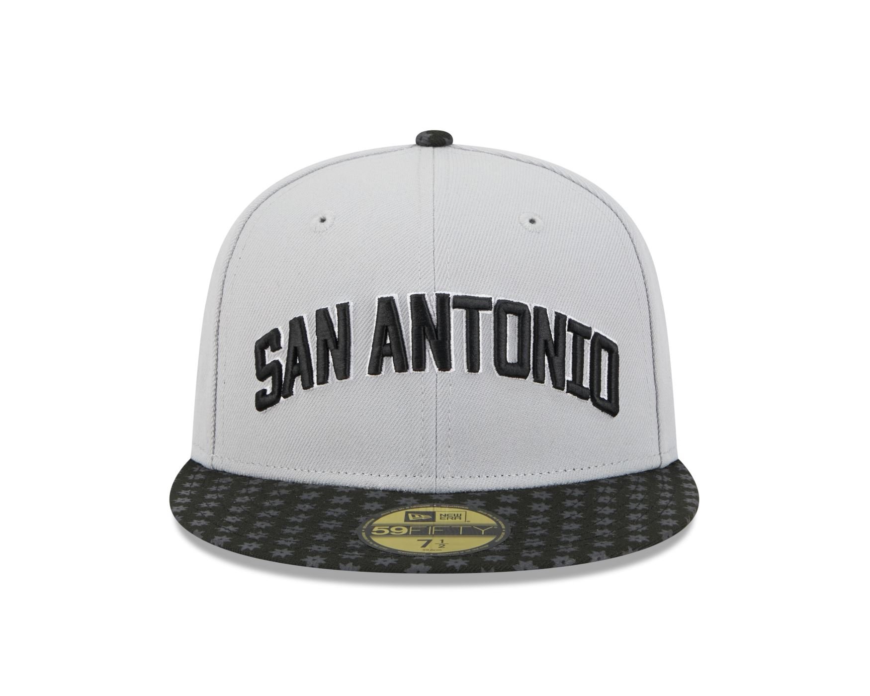 Bone New Era  59FIFTY San Antonio Spurs NBA Preto Cinza/Preto 2