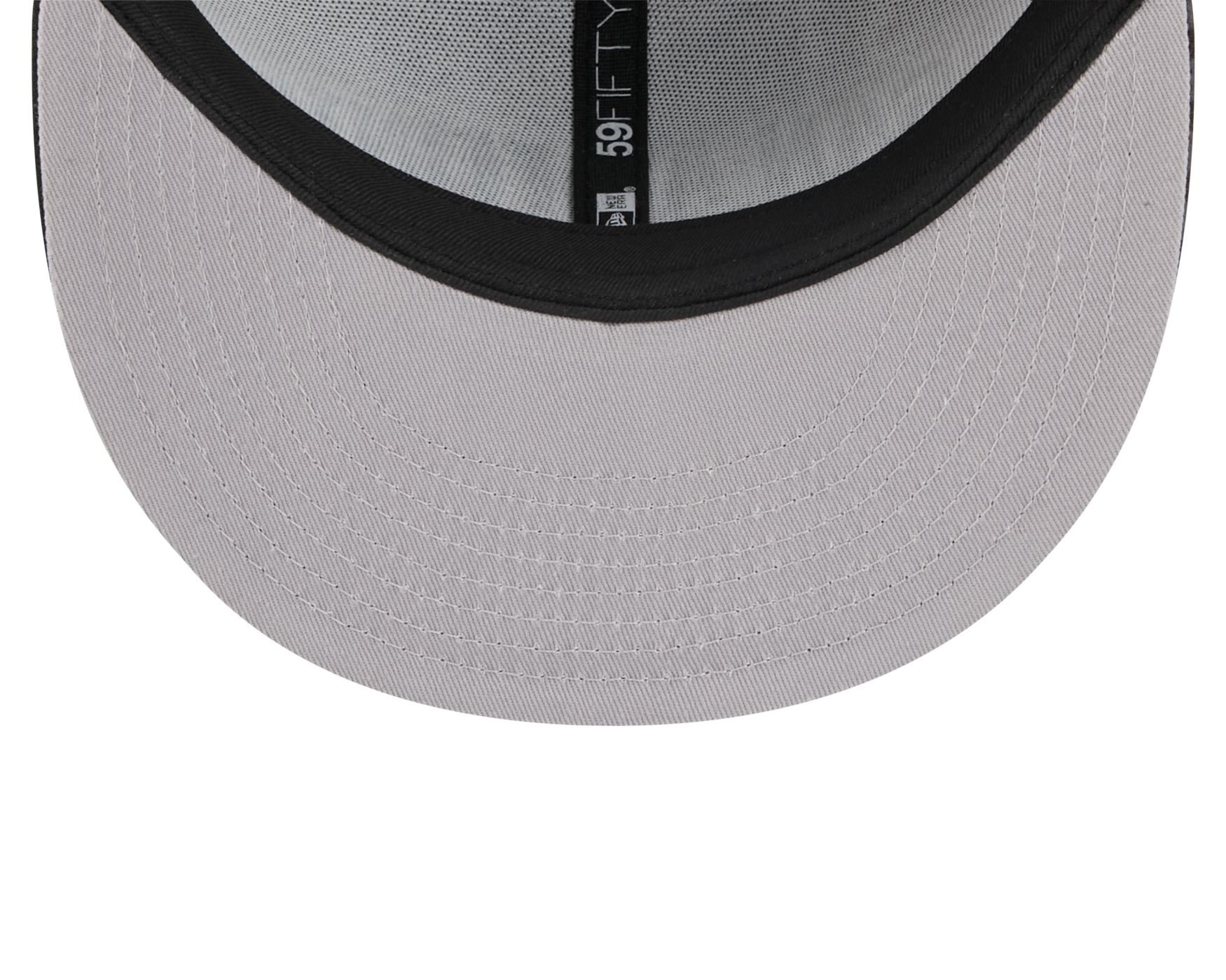 Bone New Era  59FIFTY San Antonio Spurs NBA Preto Cinza/Preto 6