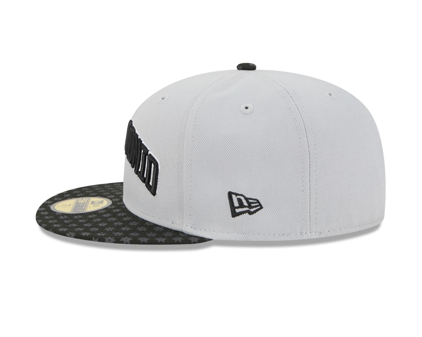 Bone New Era  59FIFTY San Antonio Spurs NBA Preto Cinza/Preto 7