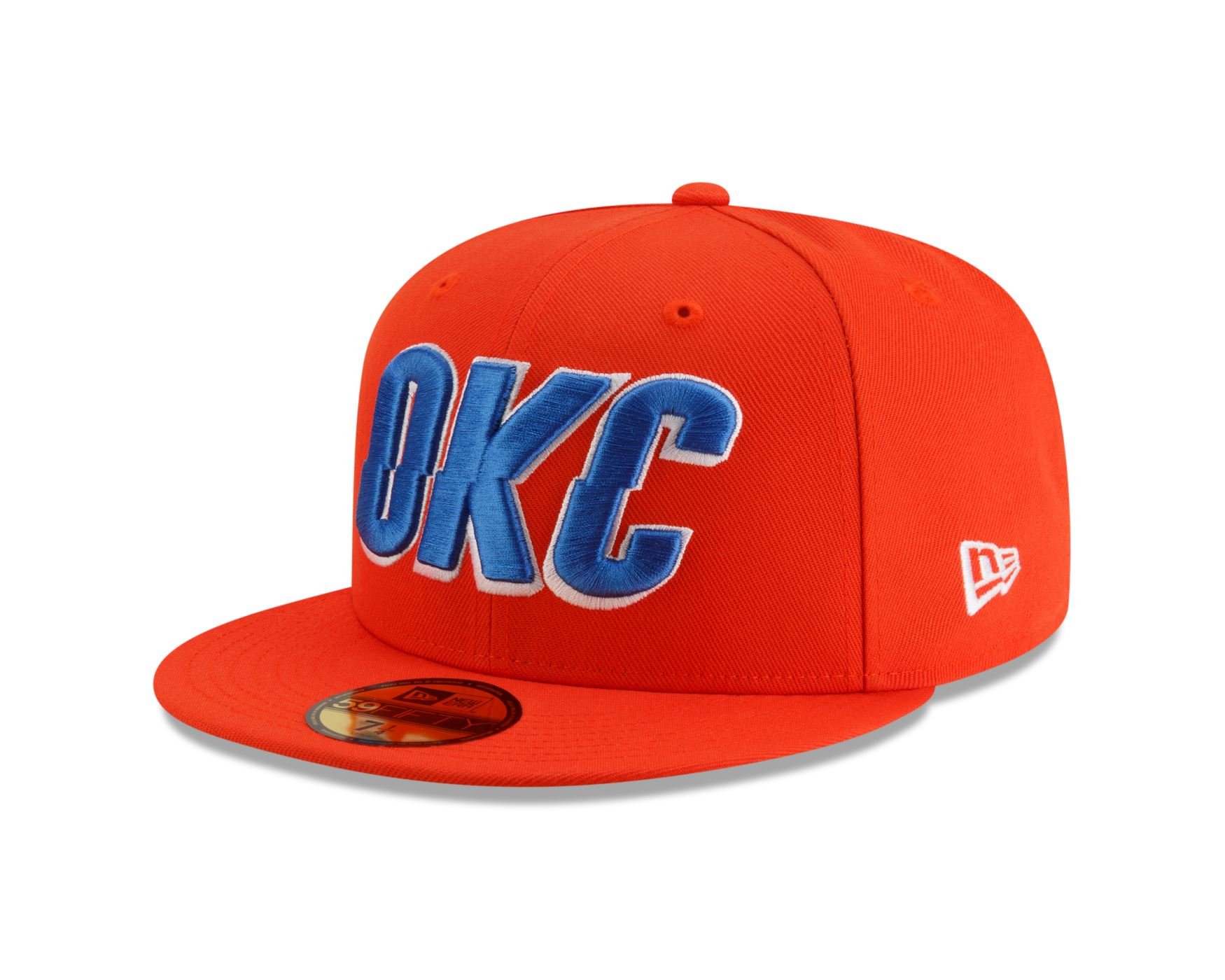 Bone New Era  59FIFTY Oklahoma City Thunder NBA Laranja