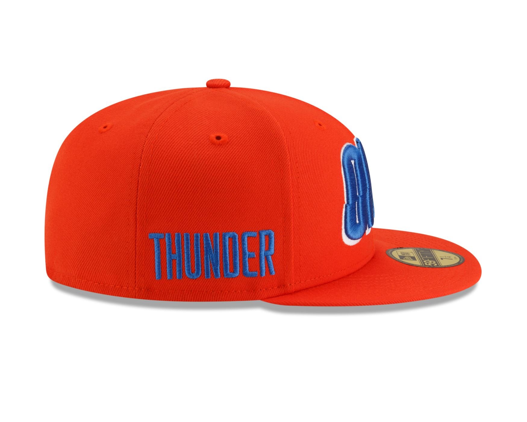 Bone New Era  59FIFTY Oklahoma City Thunder NBA Laranja Laranja 4