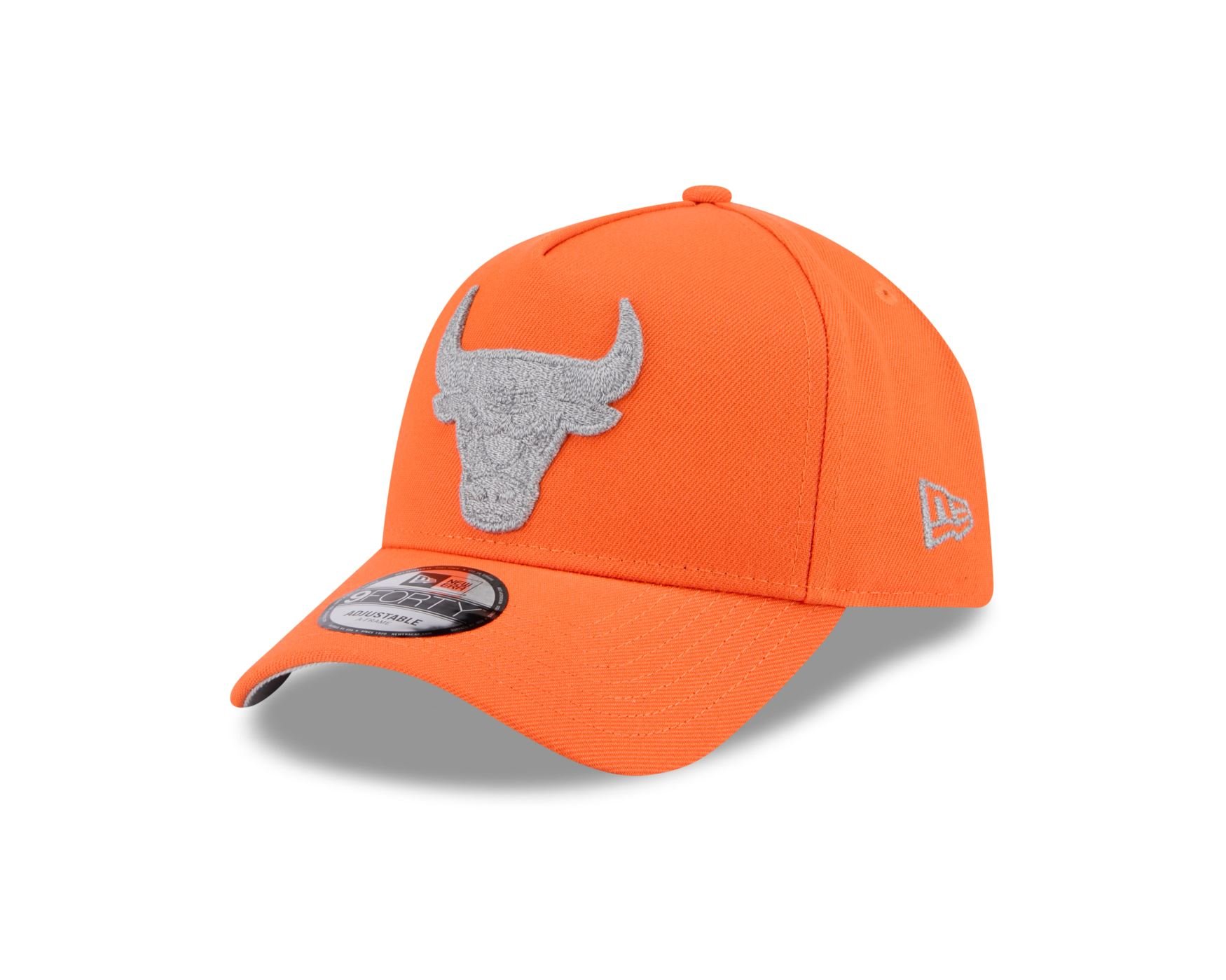 Bone New Era  9FORTY A-Frame Chicago Bulls NBA Laranja