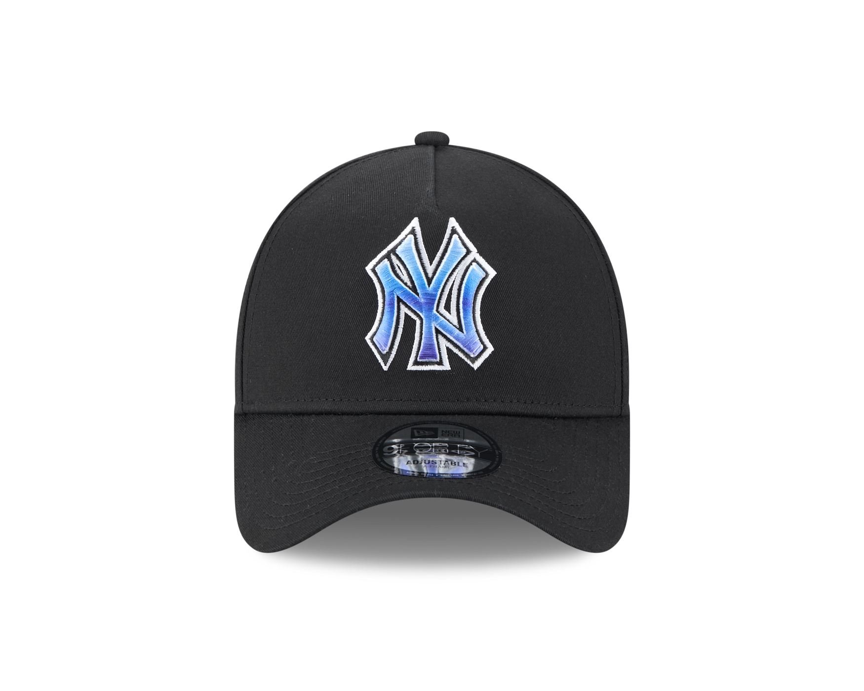 Bone New Era 9FORTY A-FRAME SNAPBACK New York Yankees MLB Preto Preto 2