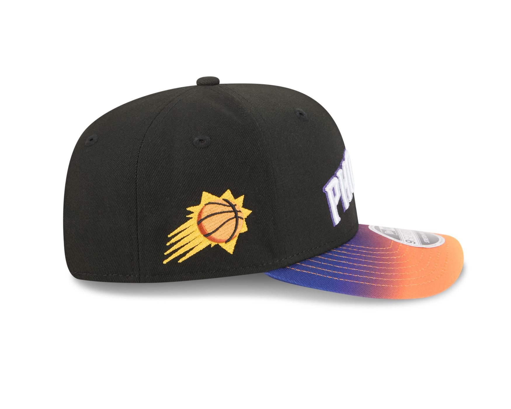Bone New Era  9SEVENTY Strtch Snap  Phoenix Suns NBA Roxo Preto 4