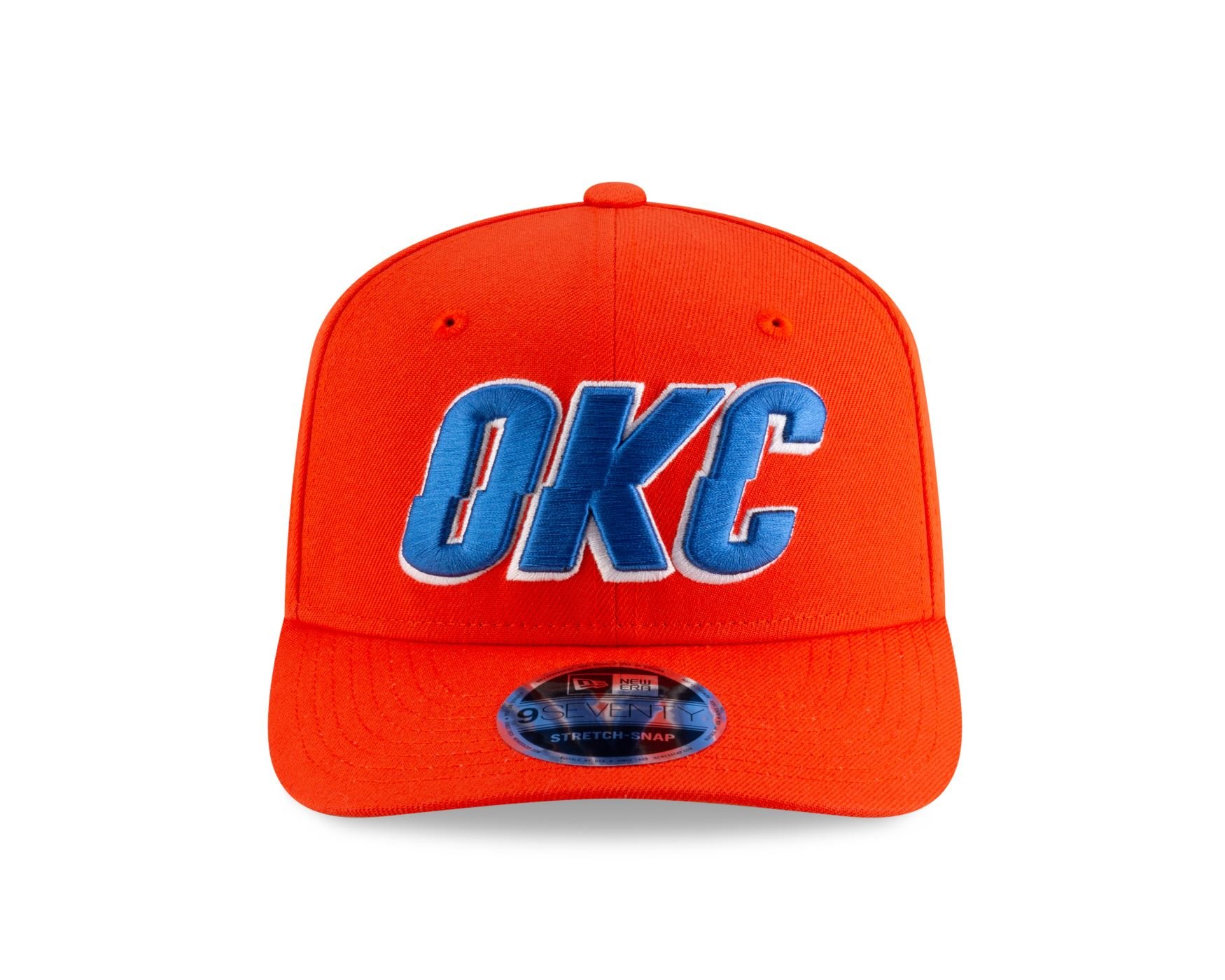 Bone New Era  9SEVENTY Strtch Snap  Oklahoma City Thunder NBA Laranja Laranja 2