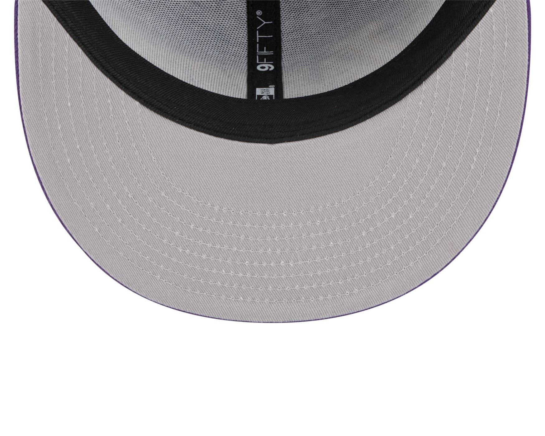 Bone New Era  9FIFTY  Los Angeles Lakers NBA Roxo Roxo 6