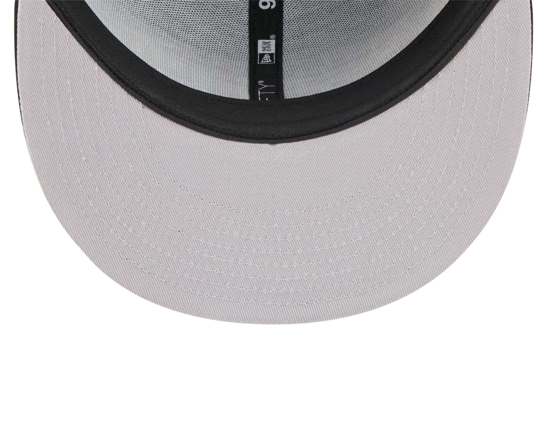 Bone New Era  9FIFTY  Chicago Bulls NBA Preto Preto/Vermelho 5