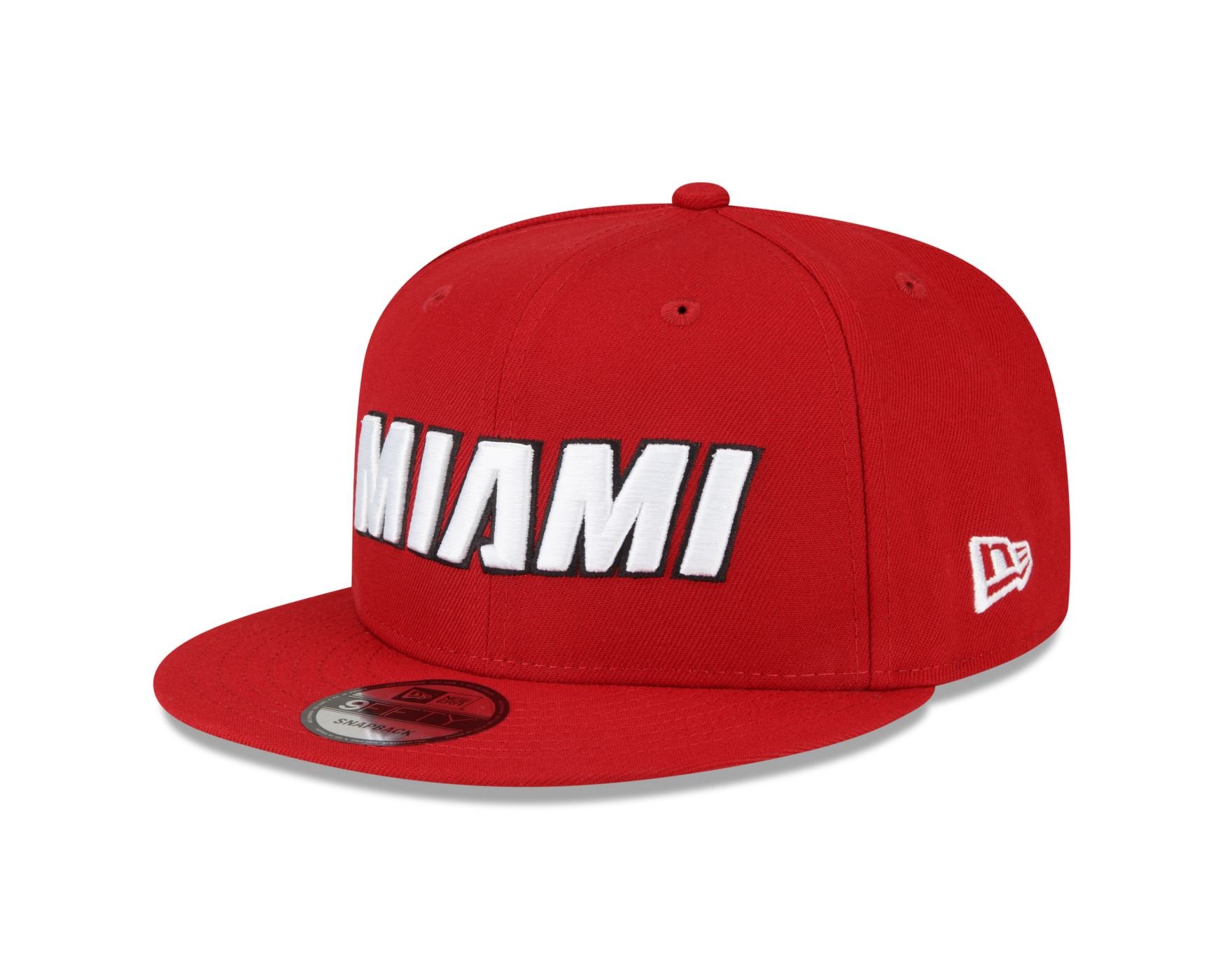Bone New Era  9FIFTY  Miami Heat NBA Vermelho