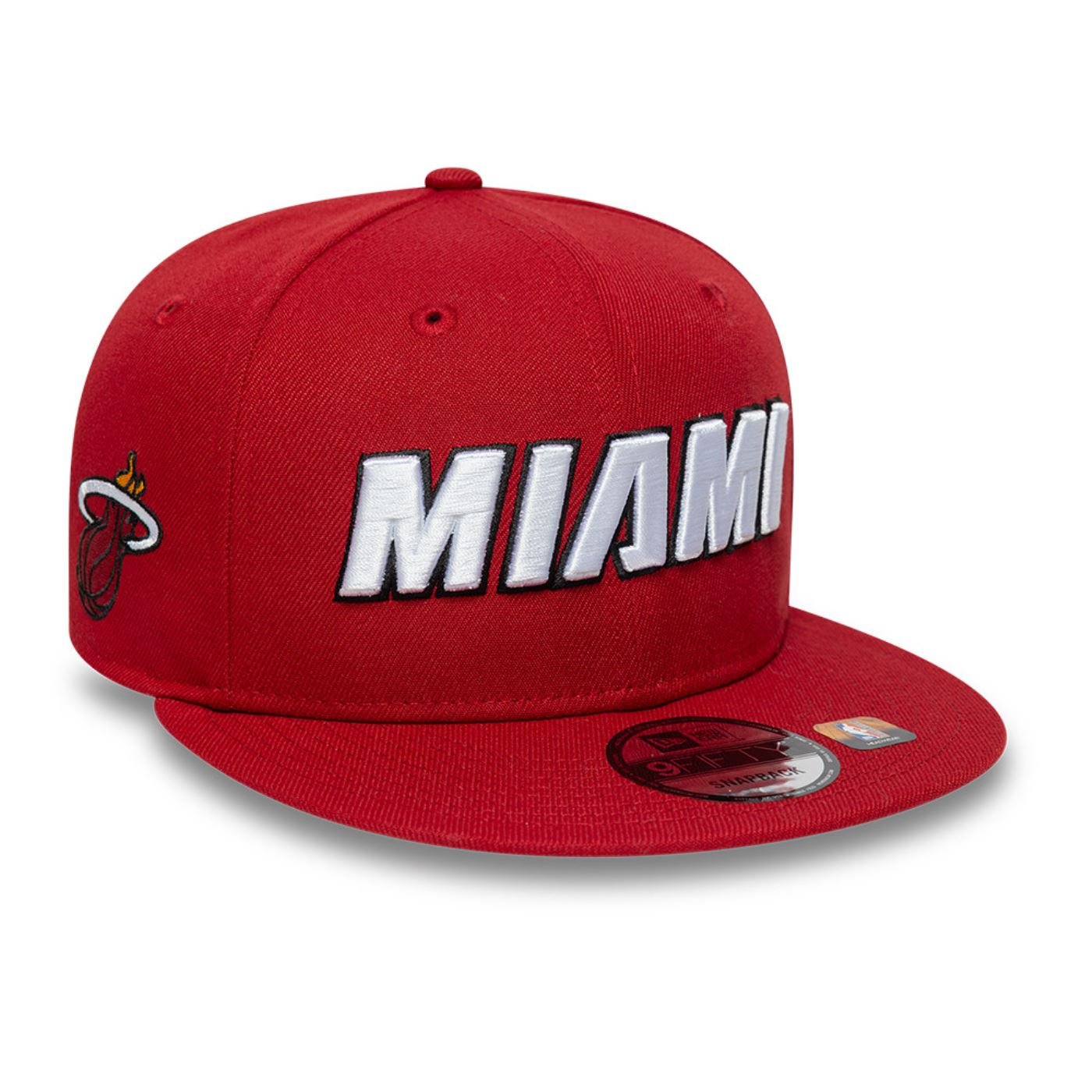 Bone New Era  9FIFTY  Miami Heat NBA Vermelho Vermelho 3