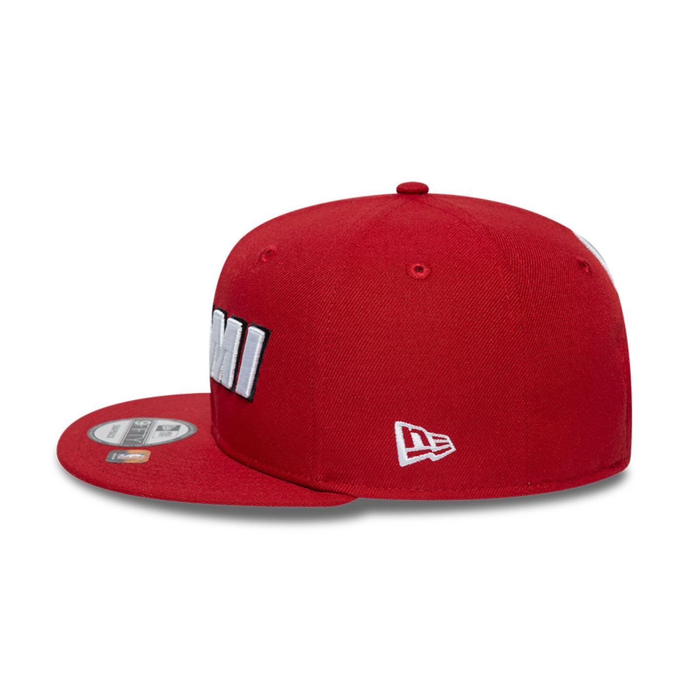 Bone New Era  9FIFTY  Miami Heat NBA Vermelho Vermelho 6