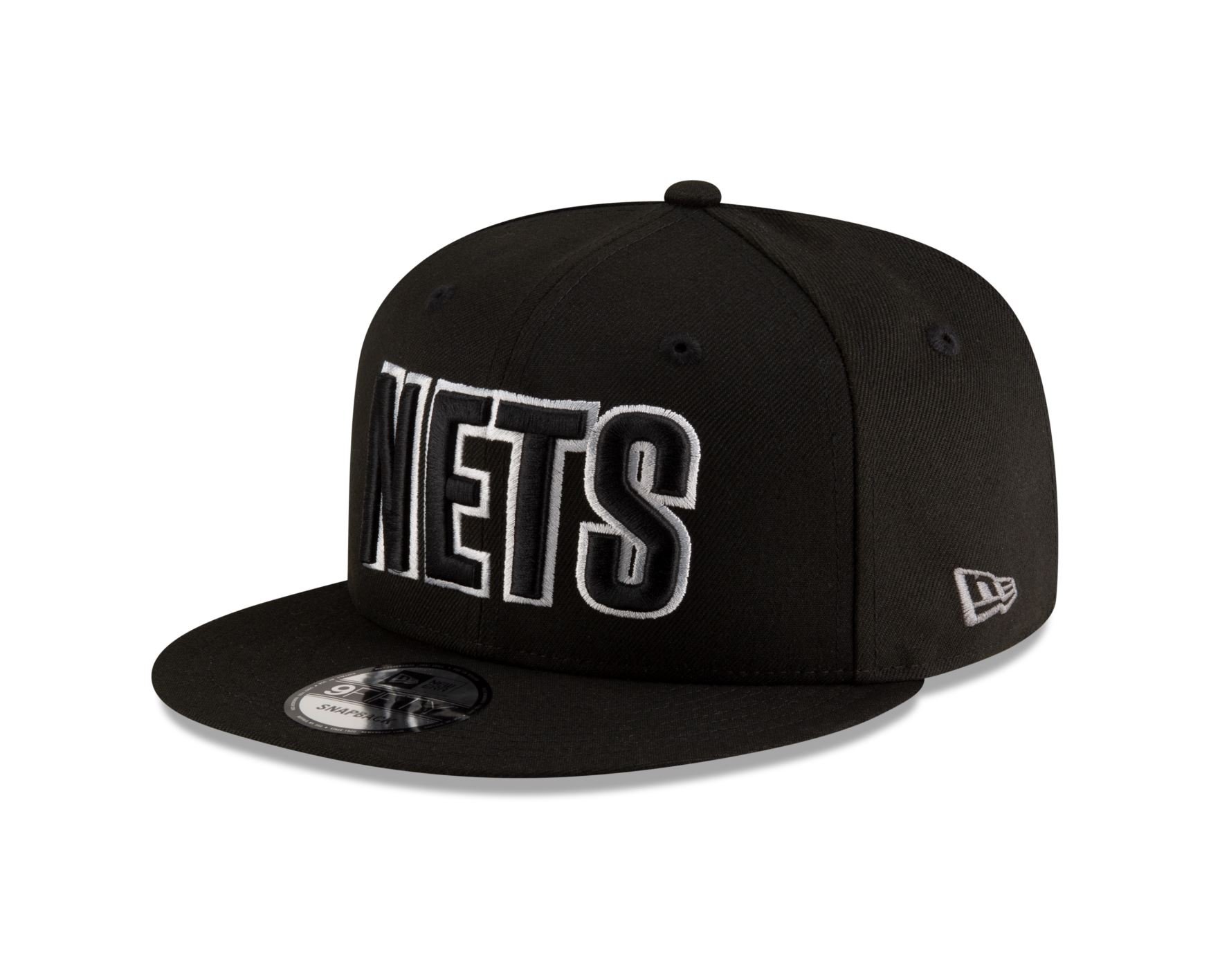 Bone New Era  9FIFTY  Brooklyn Nets NBA Preto