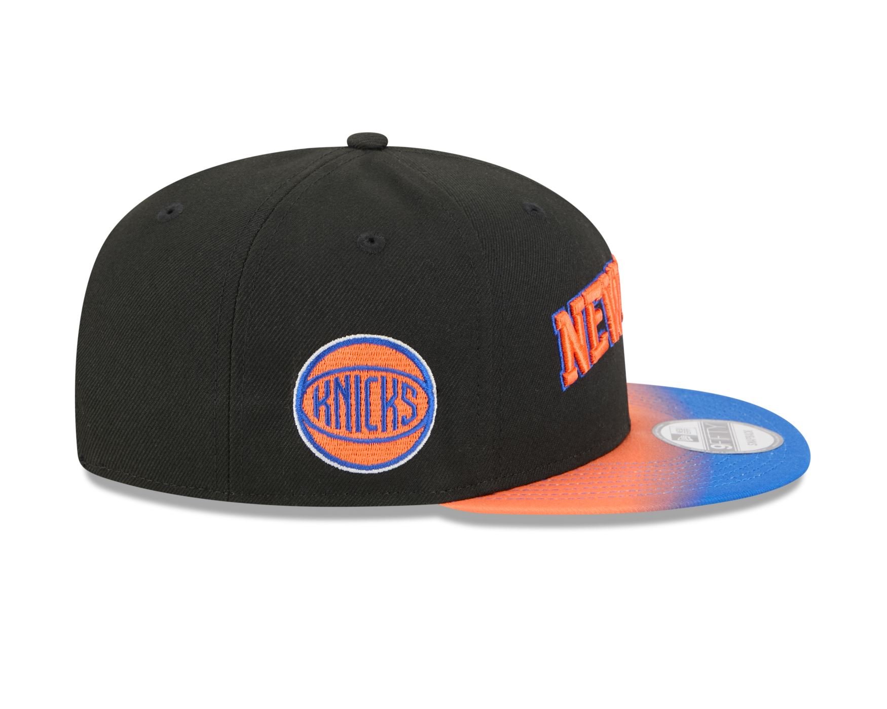 Bone New Era  9FIFTY  New York Knicks NBA Azul Preto 4
