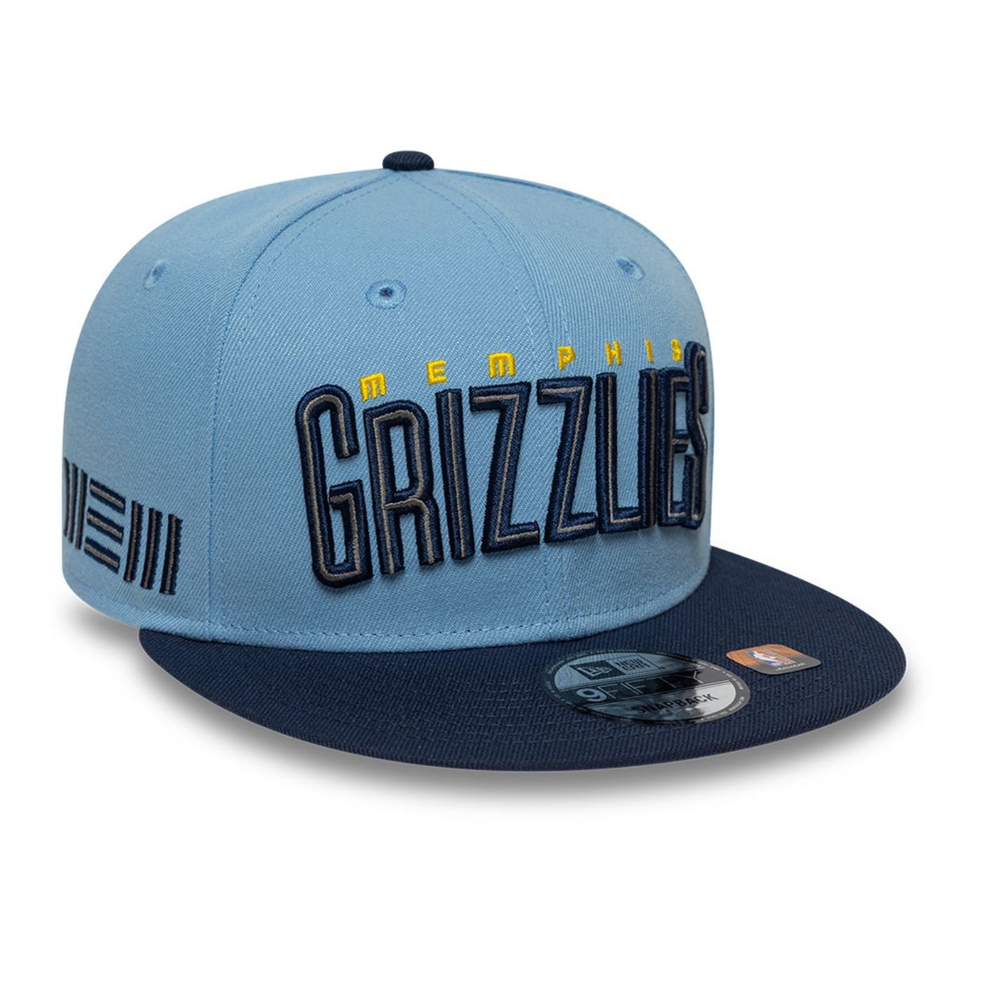 Bone New Era  9FIFTY  Memphis Grizzlies NBA Azul Azul 3