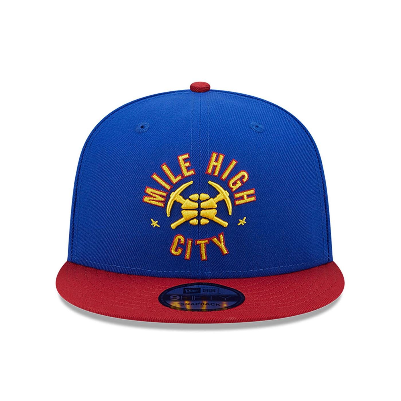 Bone New Era  9FIFTY  Denver Nuggets NBA Azul Azul/Vermelho 2