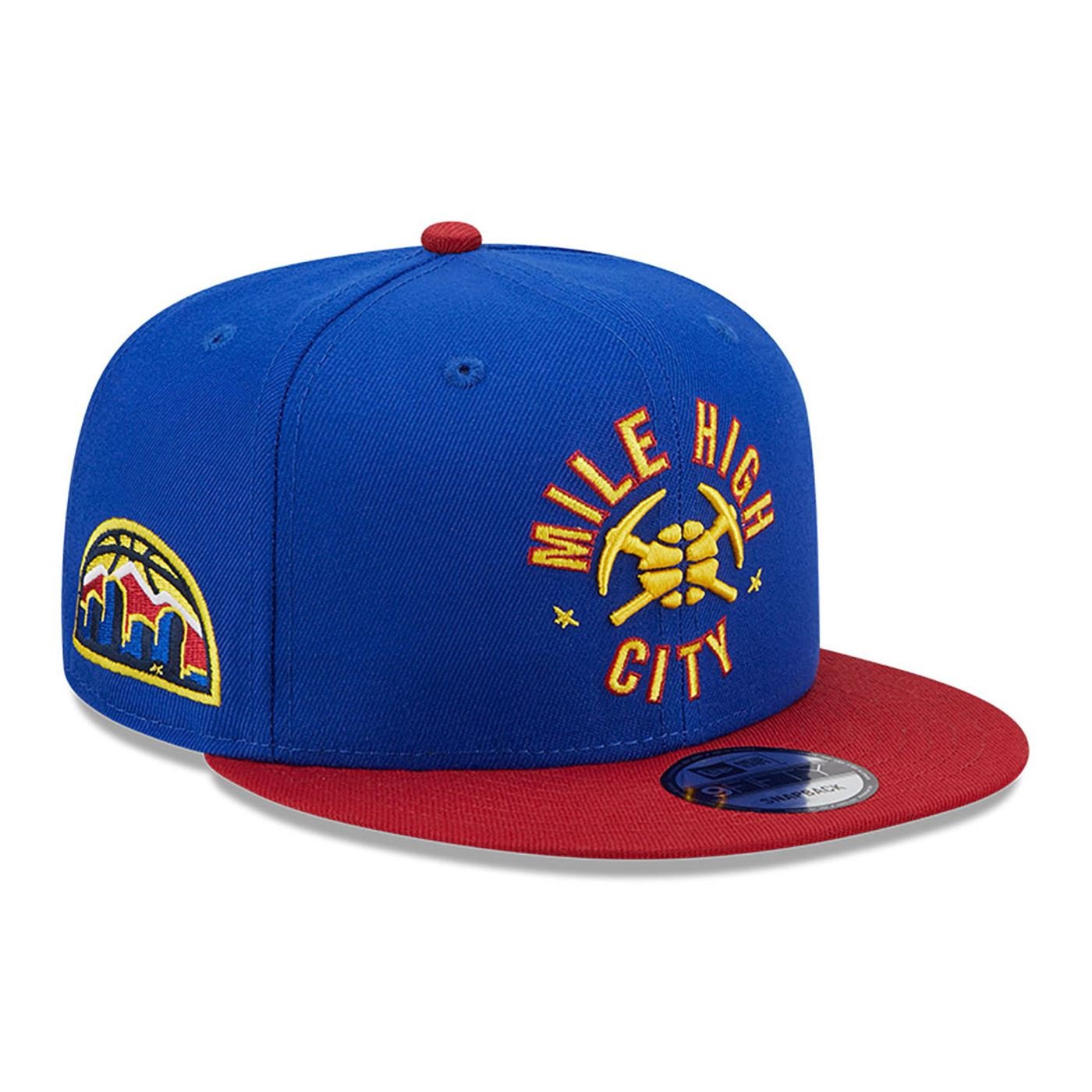 Bone New Era  9FIFTY  Denver Nuggets NBA Azul Azul/Vermelho 3