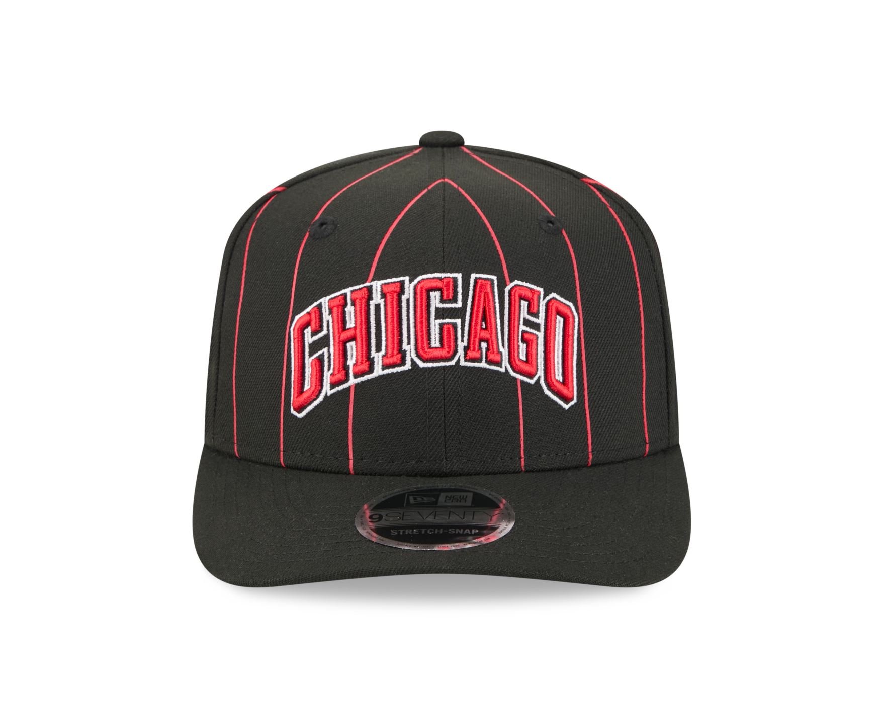 Bone New Era  9SEVENTY Strtch Snap  Chicago Bulls NBA Preto Preto/Vermelho 2