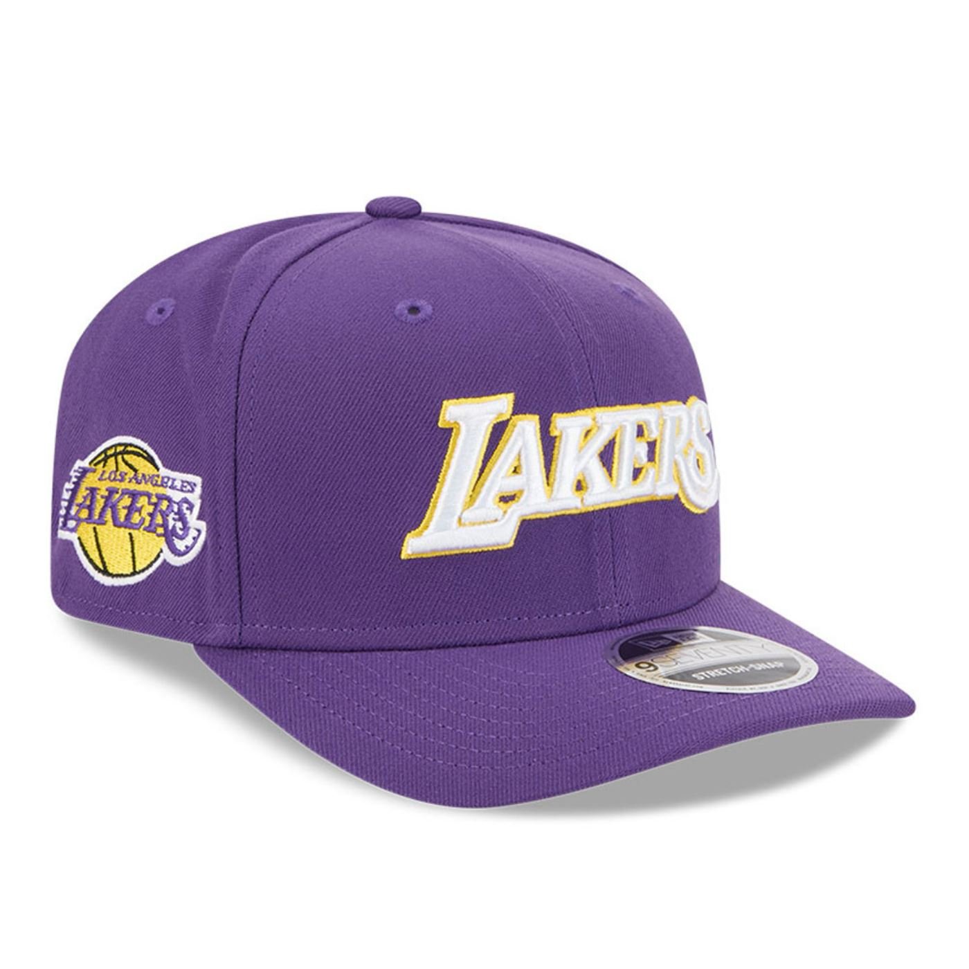 Bone New Era  9SEVENTY Strtch Snap  Los Angeles Lakers NBA Roxo Roxo 3