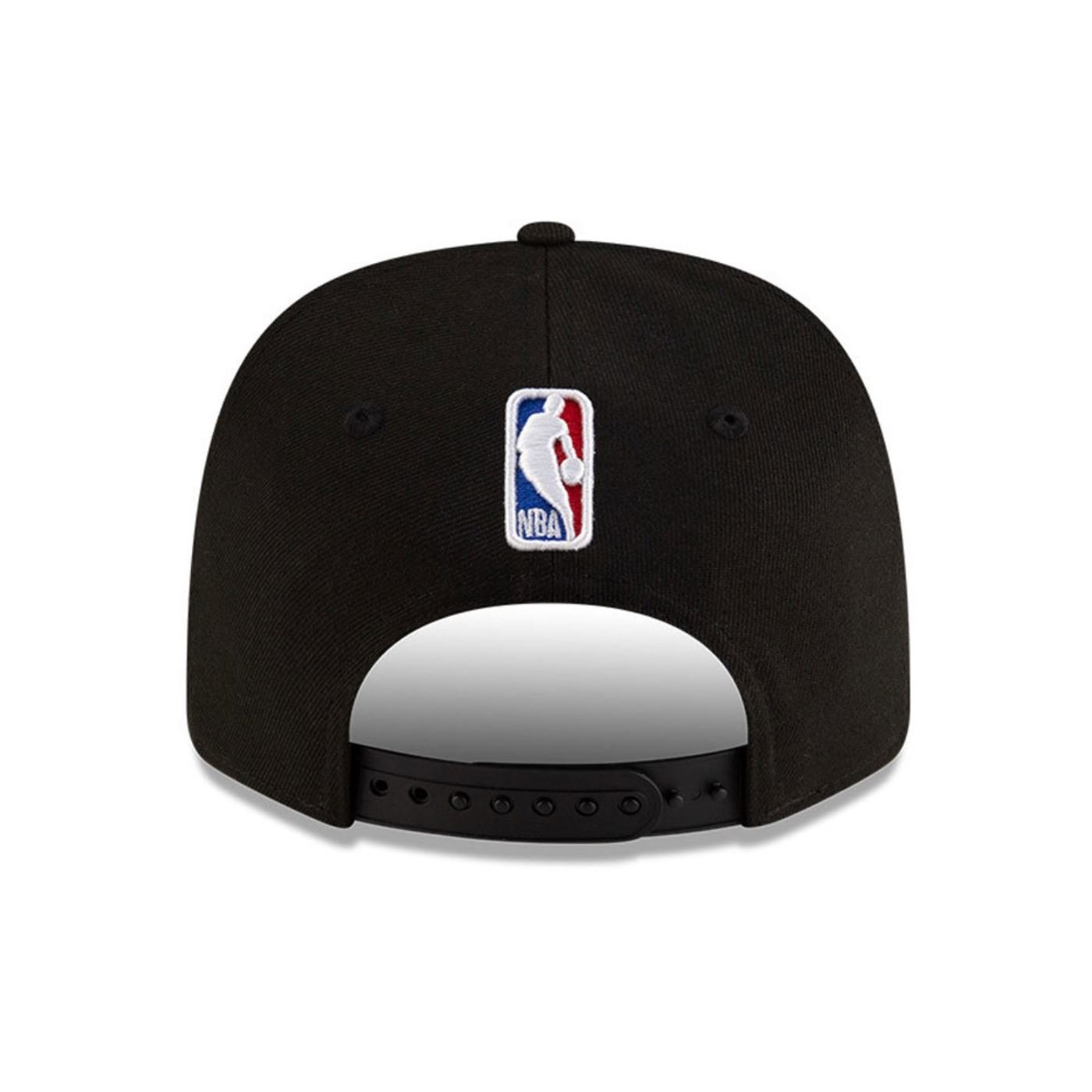 Bone New Era  9SEVENTY Strtch Snap  Brooklyn Nets NBA Preto Preto 5