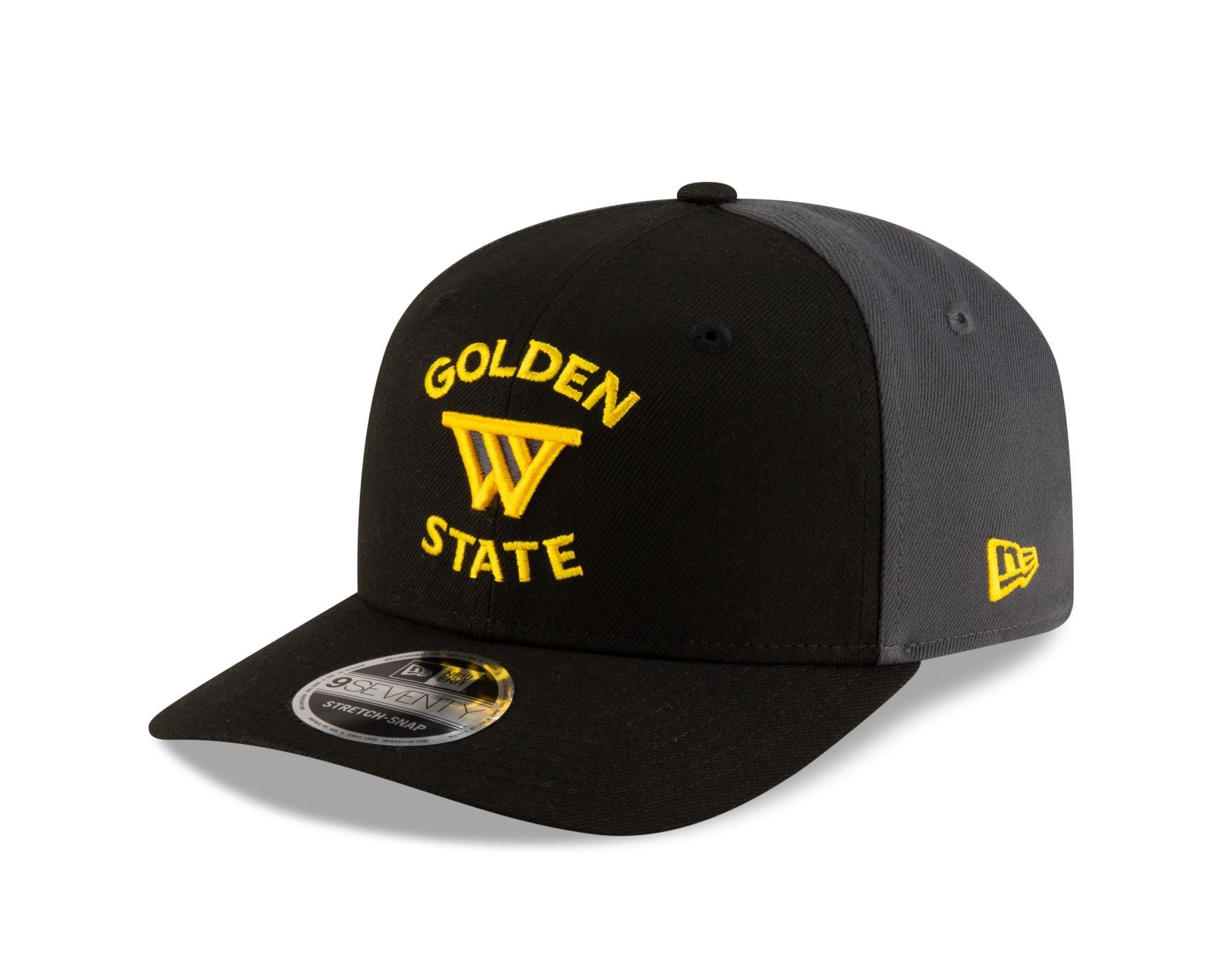 Bone New Era  9SEVENTY Strtch Snap  Golden State Warriors NBA Preto