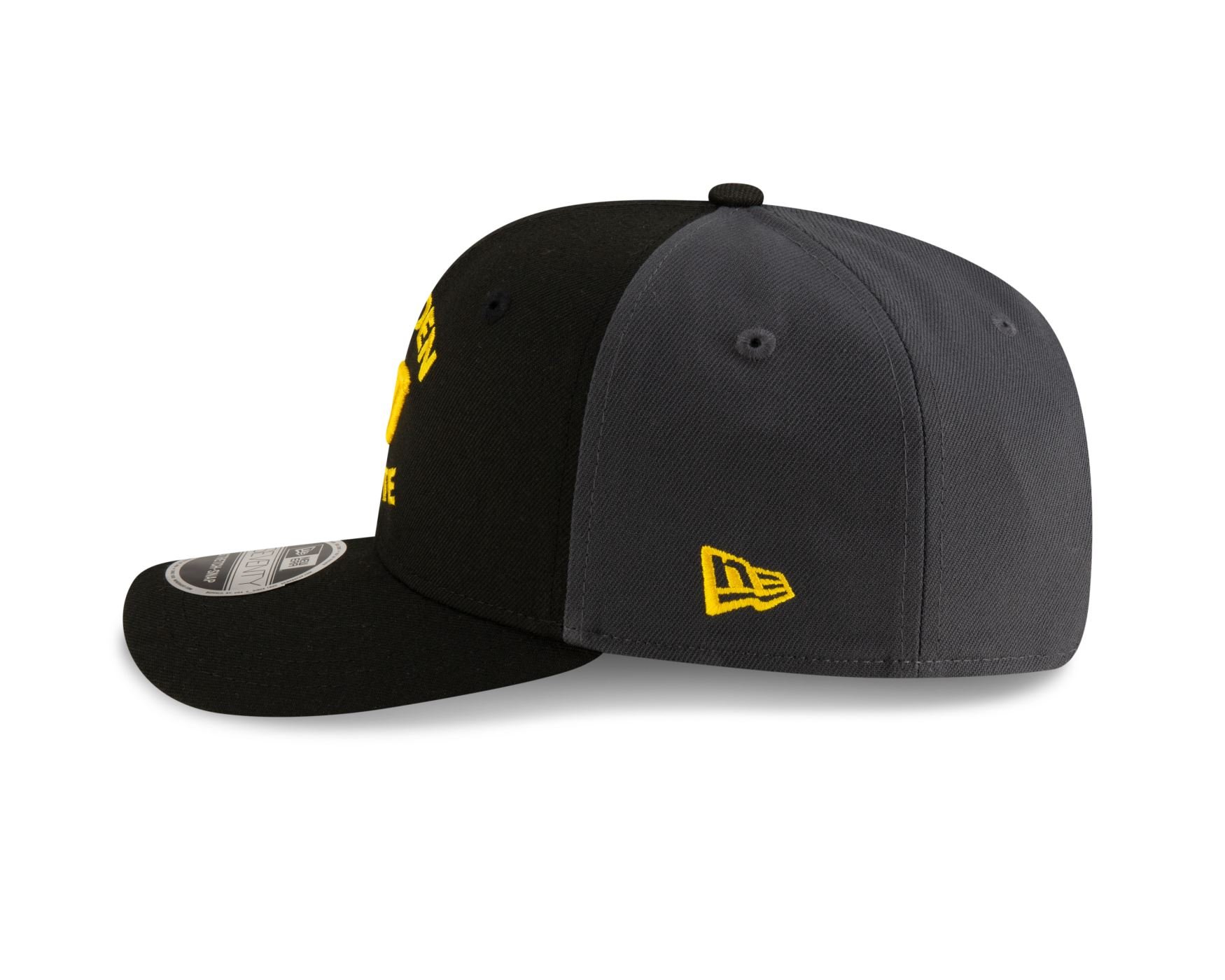 Bone New Era  9SEVENTY Strtch Snap  Golden State Warriors NBA Preto Preto/Cinza 6