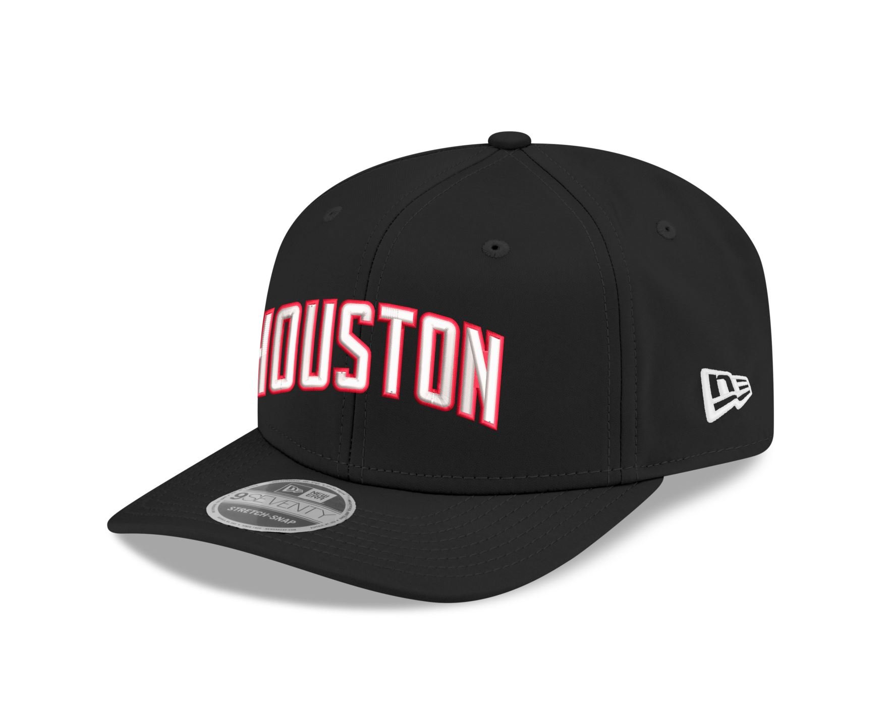 Bone New Era  9SEVENTY Strtch Snap  Houston Rockets NBA Preto