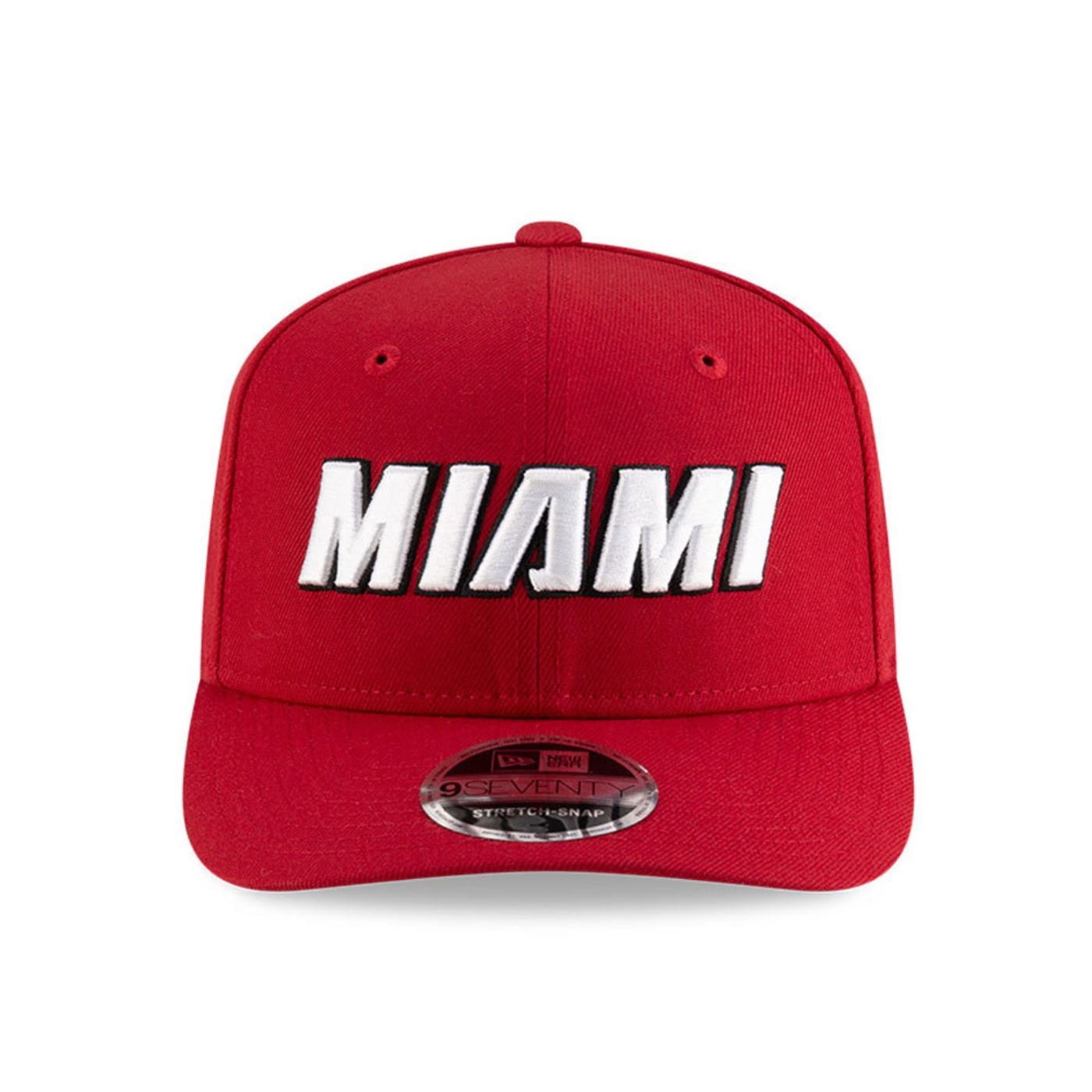 Bone New Era  9SEVENTY Strtch Snap  Miami Heat NBA Vermelho Vermelho 2