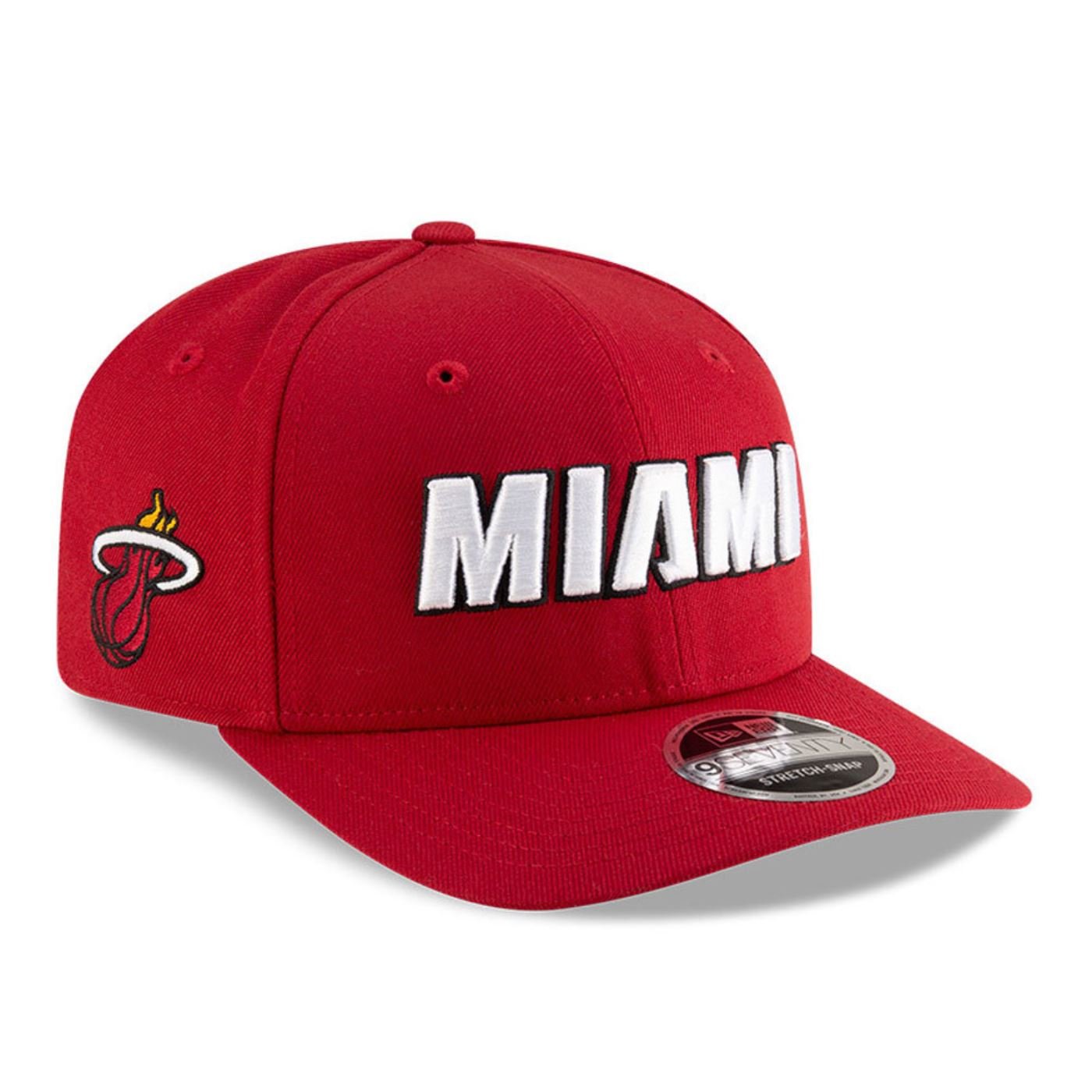 Bone New Era  9SEVENTY Strtch Snap  Miami Heat NBA Vermelho Vermelho 3