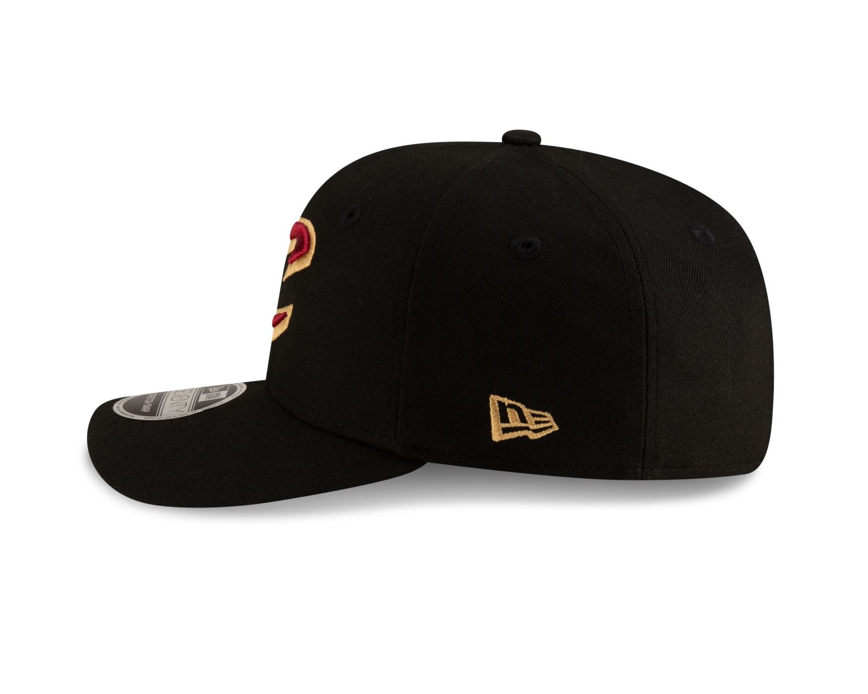Bone New Era  9SEVENTY Strtch Snap  Cleveland Cavaliers NBA Preto Preto 3