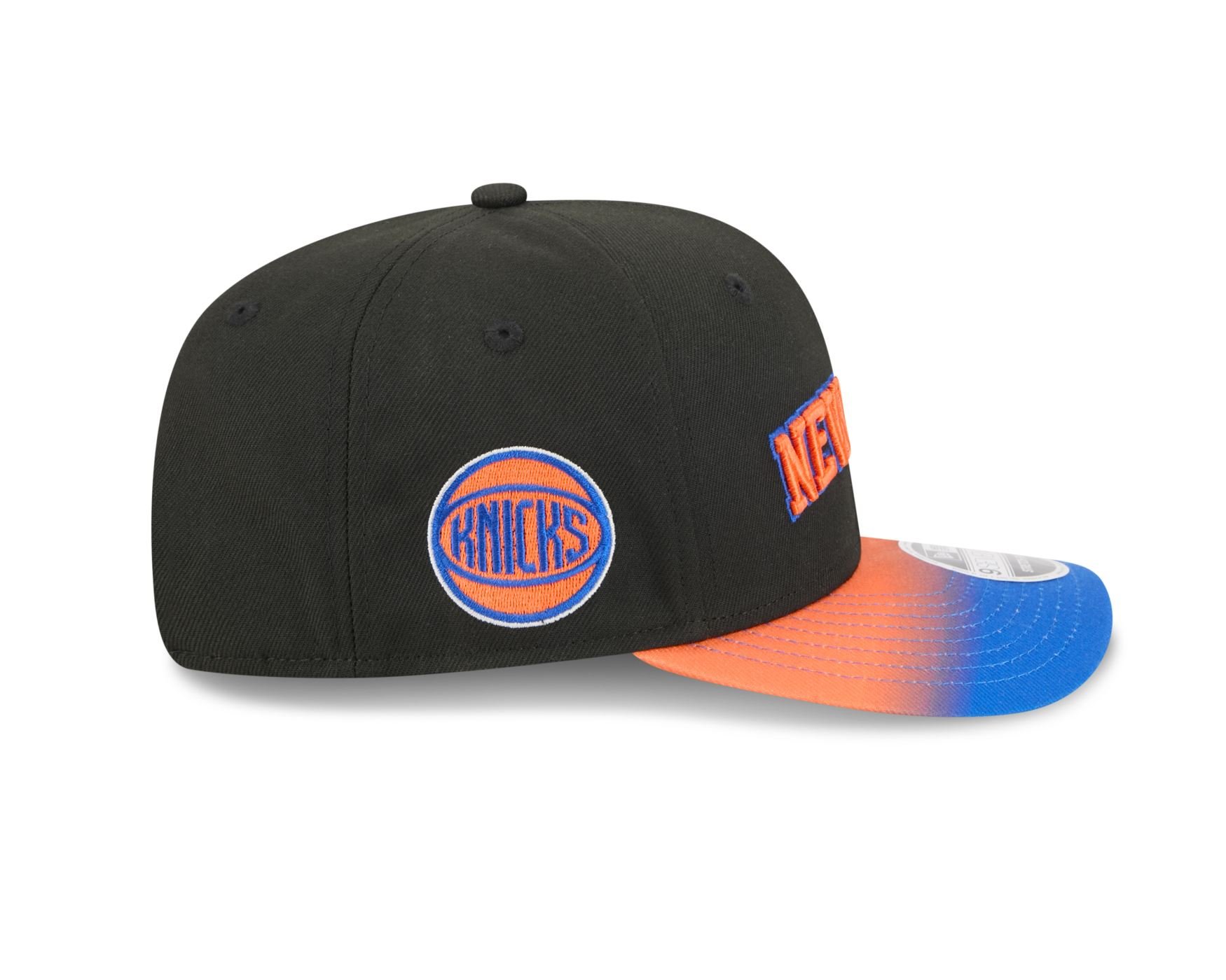 Bone New Era  9SEVENTY Strtch Snap  New York Knicks NBA Azul Preto 4