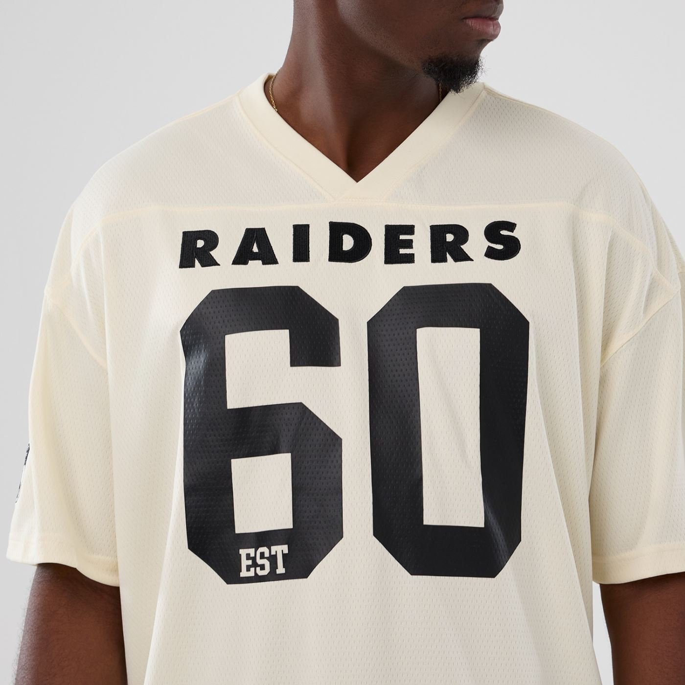 Camiseta New Era Oversize Oakland Raiders NFL Off White Off White 2