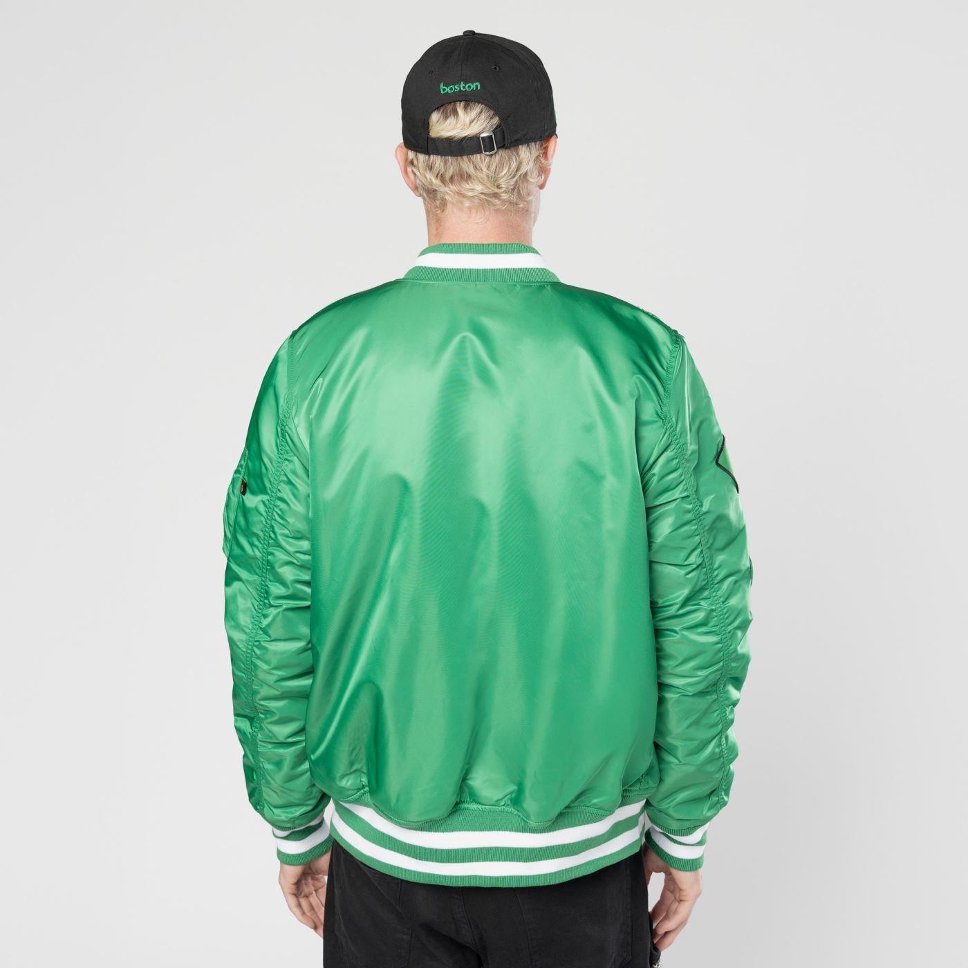 Jaqueta New Era Bomber Boston Celtics NBA Verde Verde 6