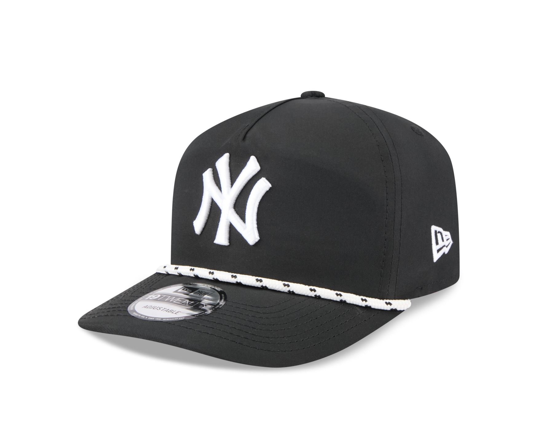 Bone New Era 19TWENTY New York Yankees Quickstrike 2025 Preto