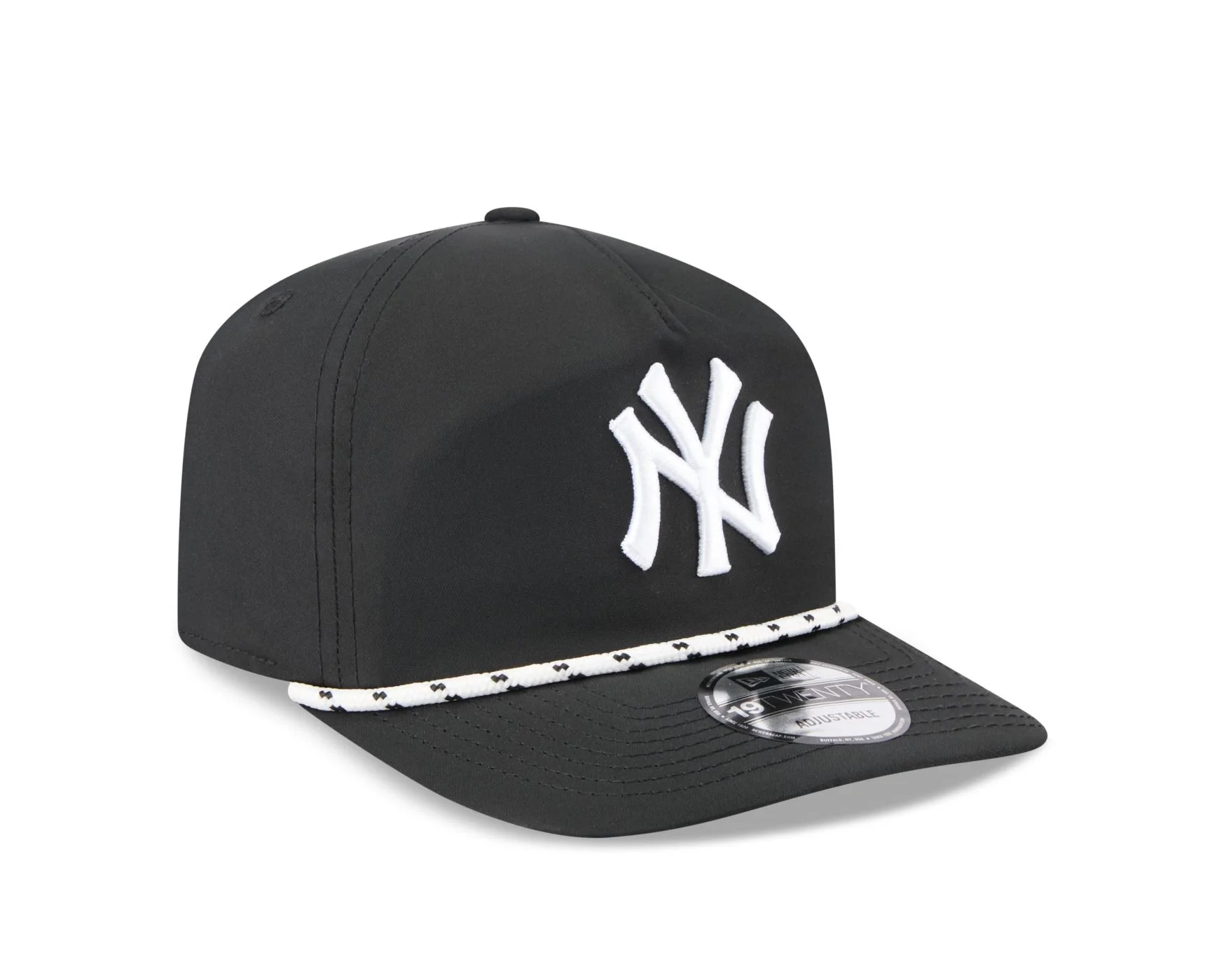 Bone New Era 19TWENTY New York Yankees Quickstrike 2025 Preto Preto 2