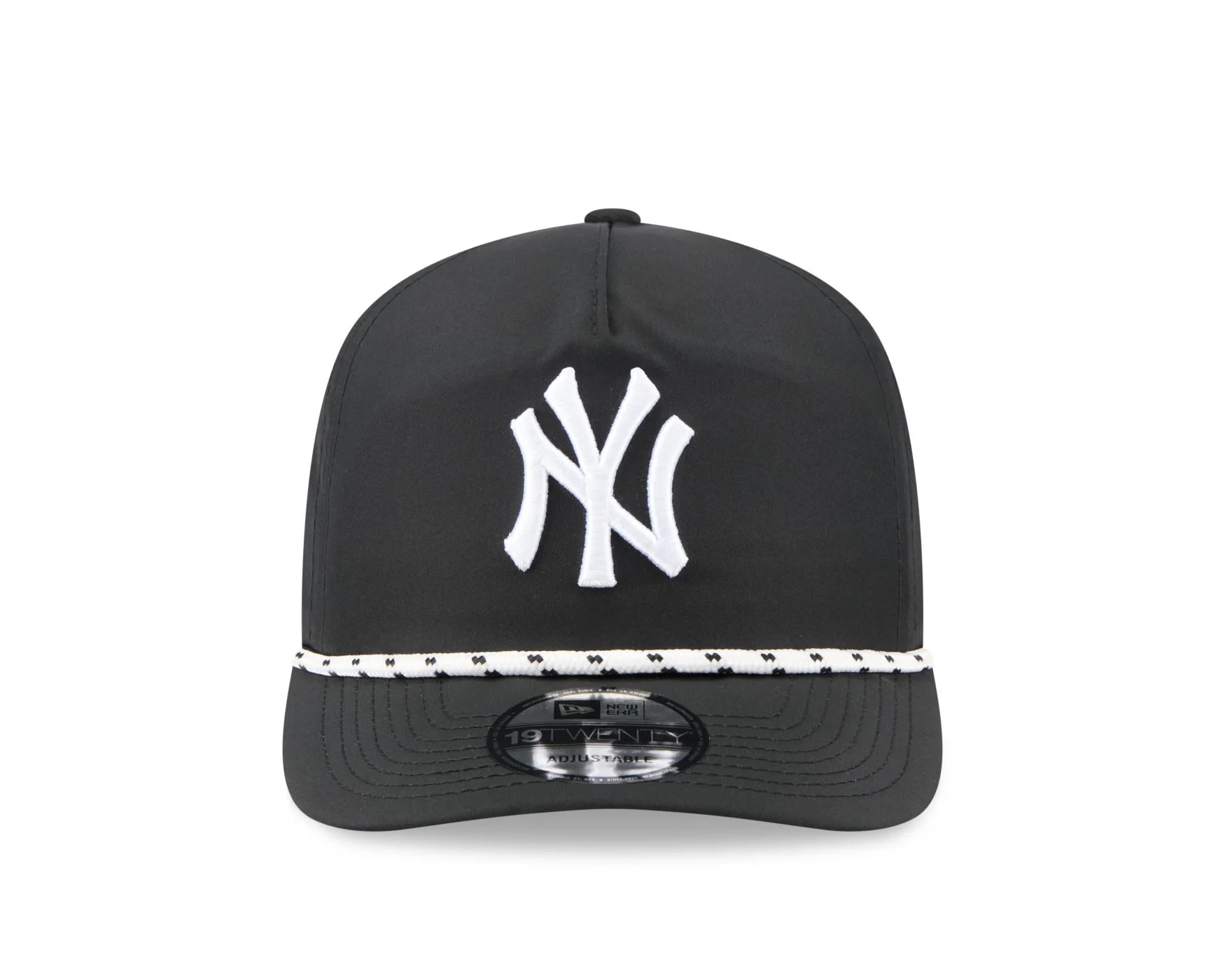 Bone New Era 19TWENTY New York Yankees Quickstrike 2025 Preto Preto 3