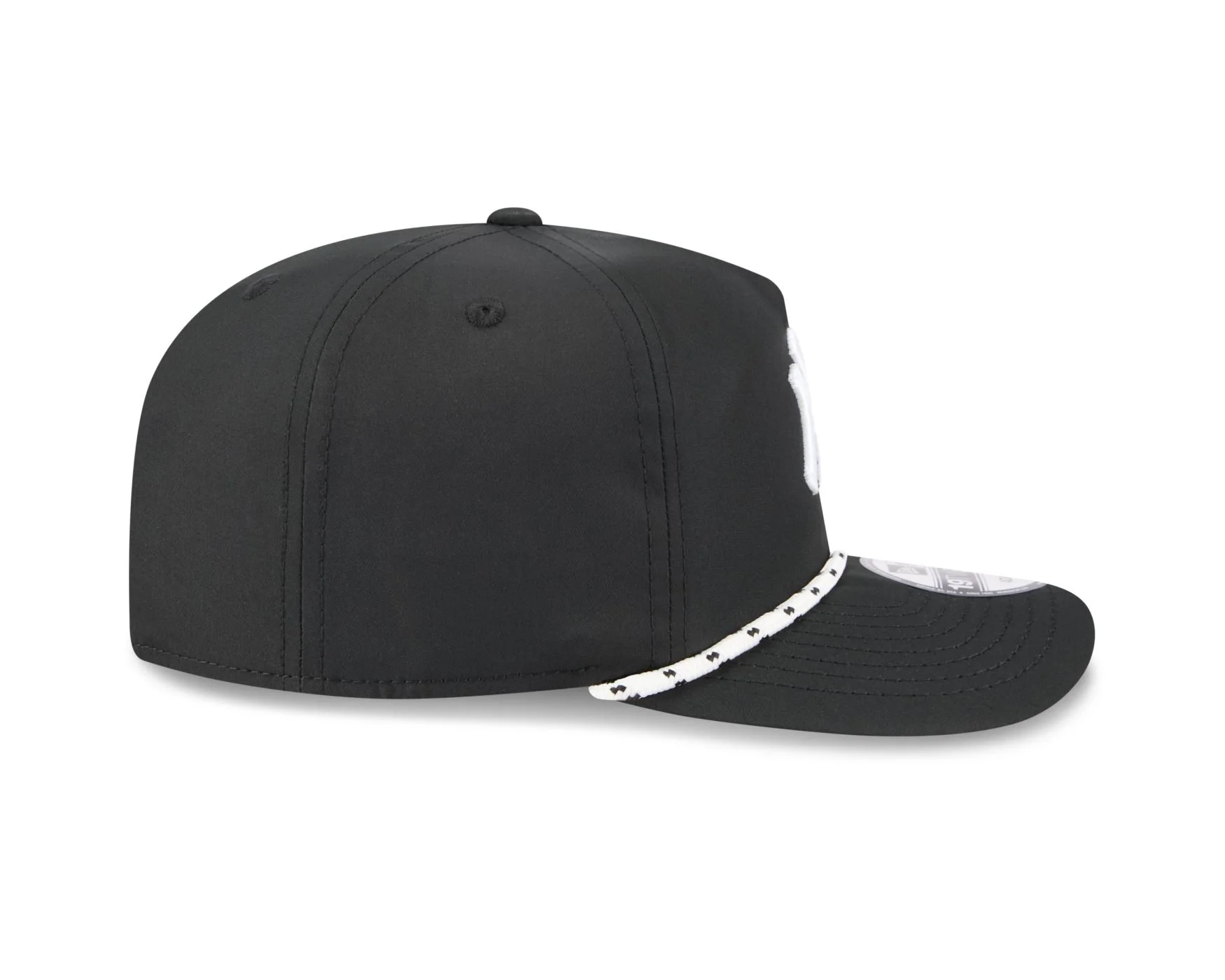 Bone New Era 19TWENTY New York Yankees Quickstrike 2025 Preto Preto 6