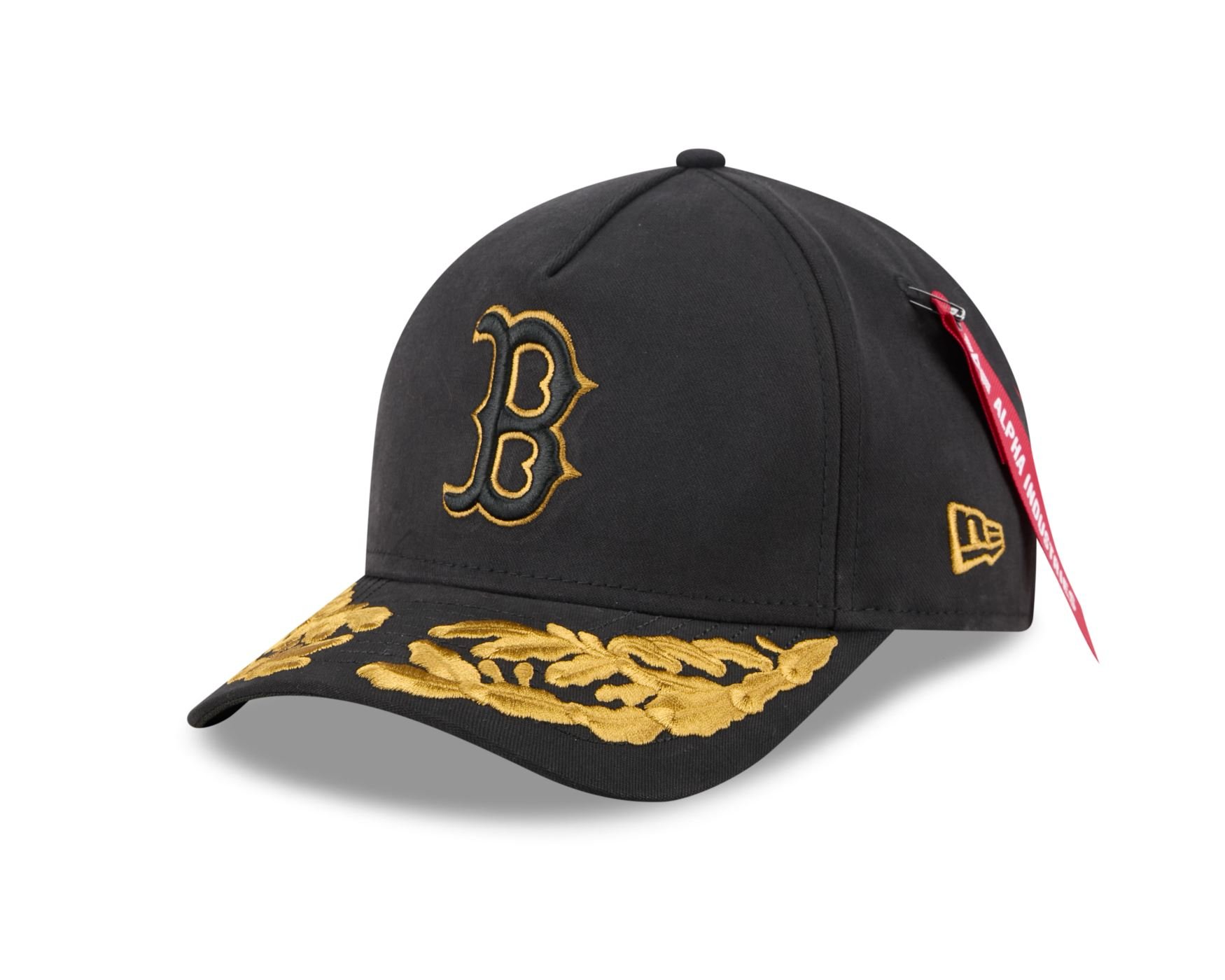 Bone New Era 9FORTY M-CROWN Boston Red Sox Alpha Collection  Preto