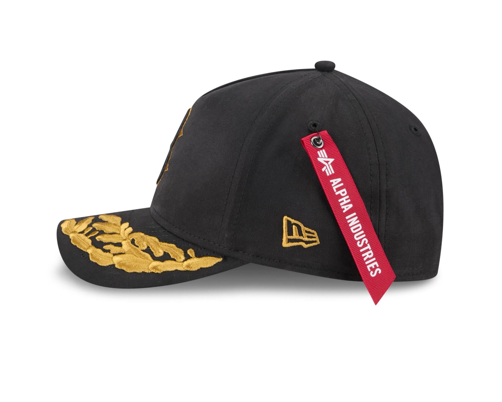 Bone New Era 9FORTY M-CROWN Boston Red Sox Alpha Collection  Preto Preto 4