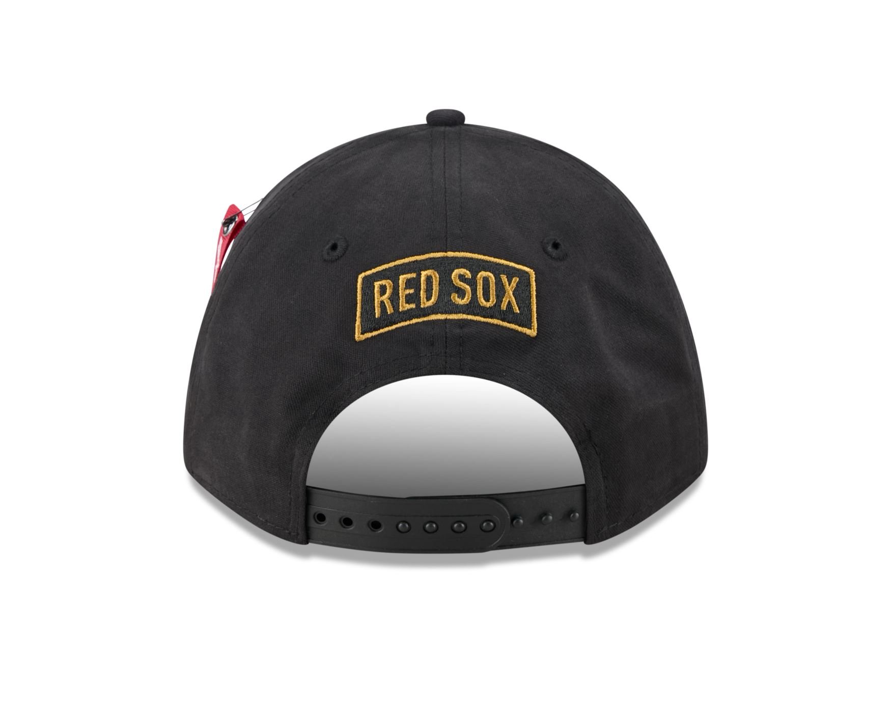 Bone New Era 9FORTY M-CROWN Boston Red Sox Alpha Collection  Preto Preto 5