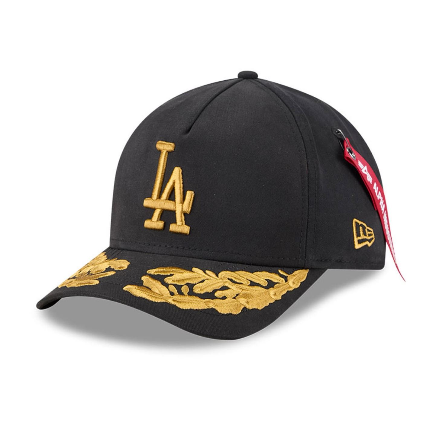 Bone New Era 9FORTY M-CROWN Los Angeles Dodgers Alpha Collection  Preto