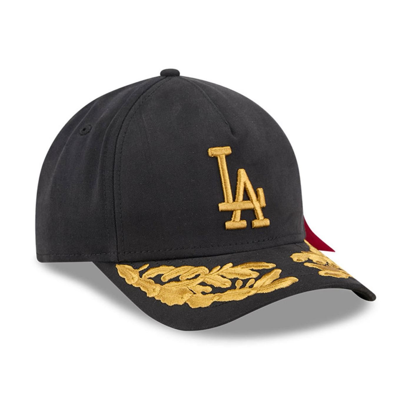 Bone New Era 9FORTY M-CROWN Los Angeles Dodgers Alpha Collection  Preto Preto 2