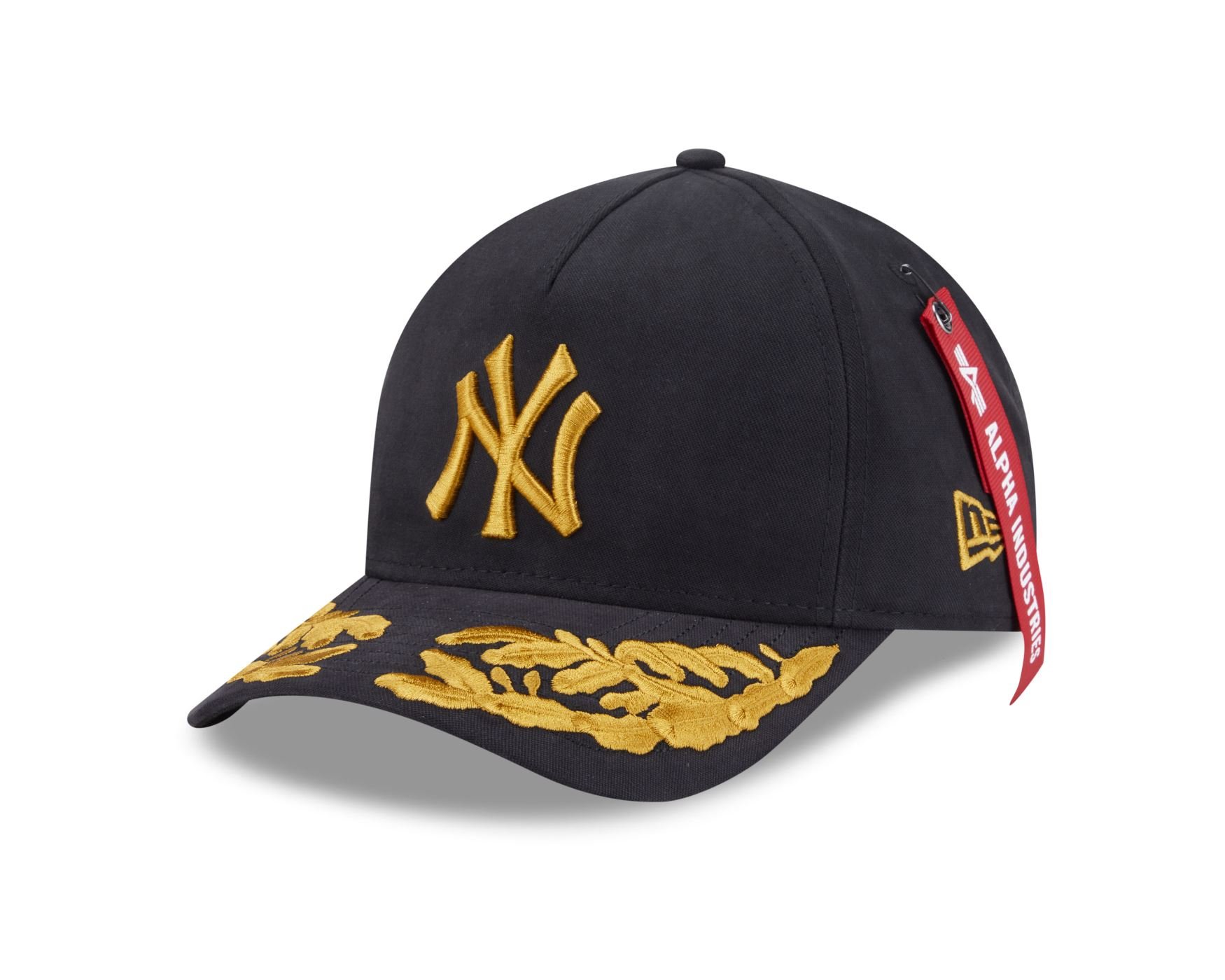 Bone New Era 9FORTY M-CROWN New York Yankees Alpha Collection  Preto