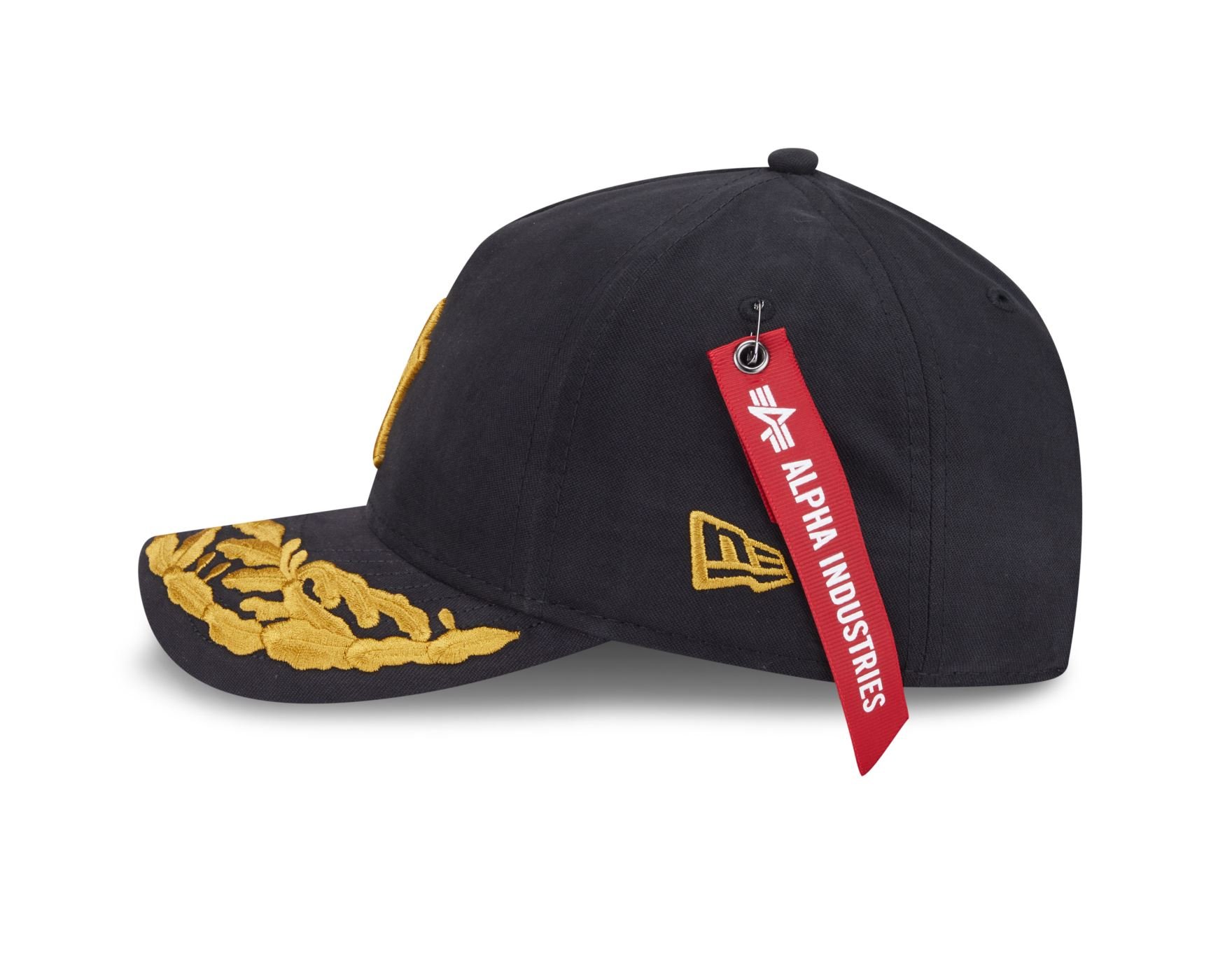 Bone New Era 9FORTY M-CROWN New York Yankees Alpha Collection Preto Preto 4